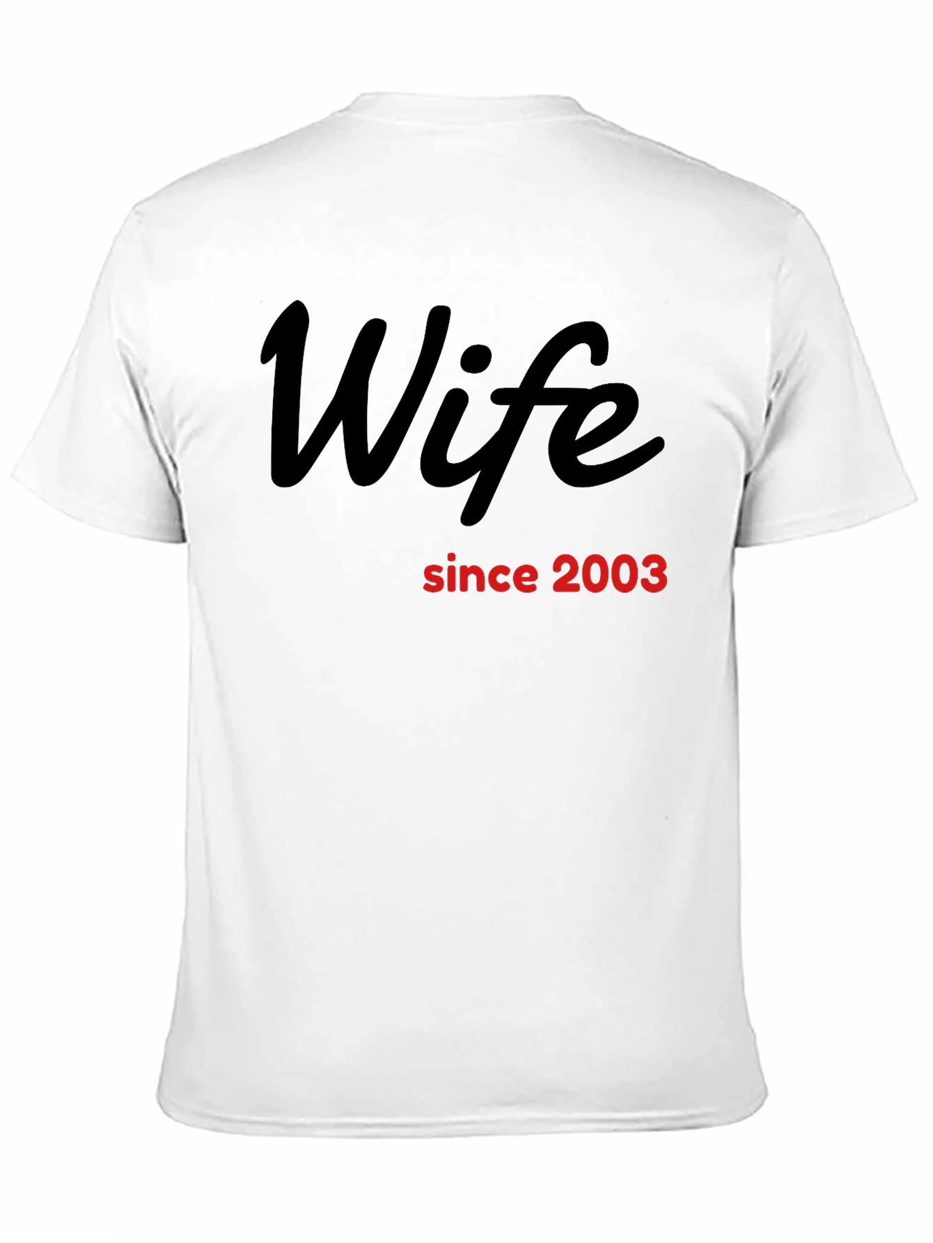 Wife Since 2003 Black T-Shirt