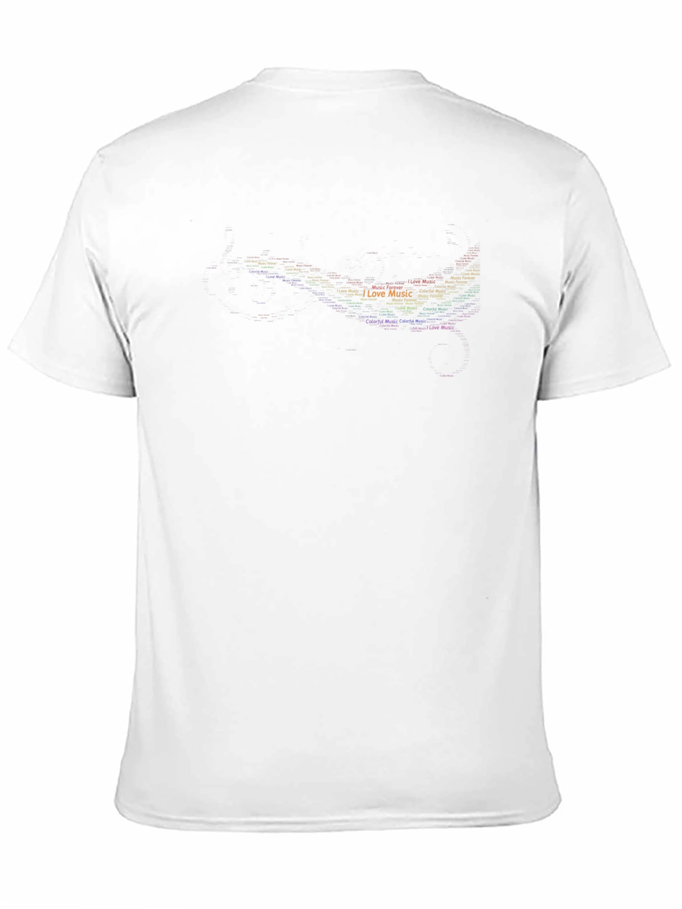I Love Music Graphic Black Tee