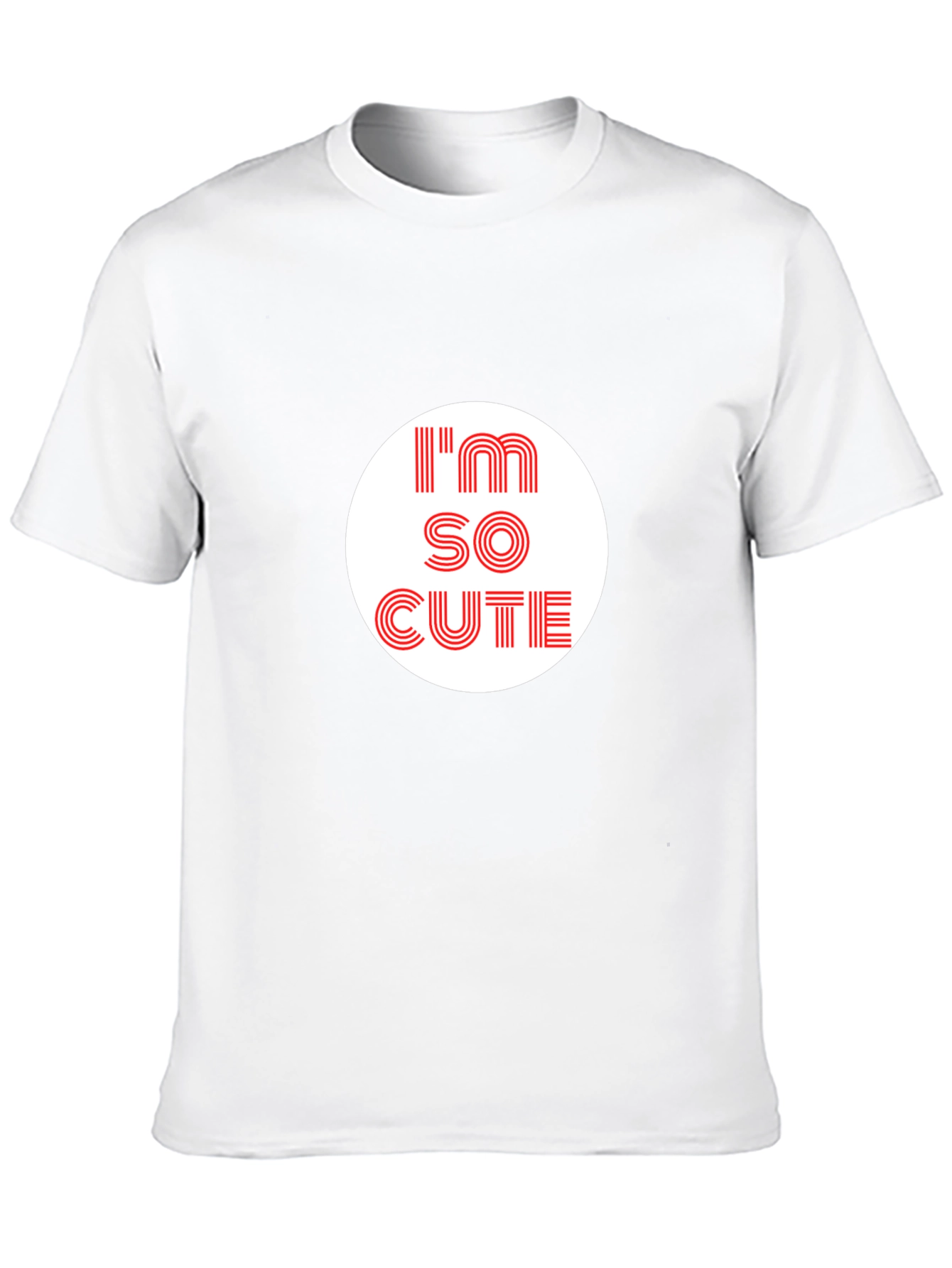 Im So Cute Graphic Tee - Black