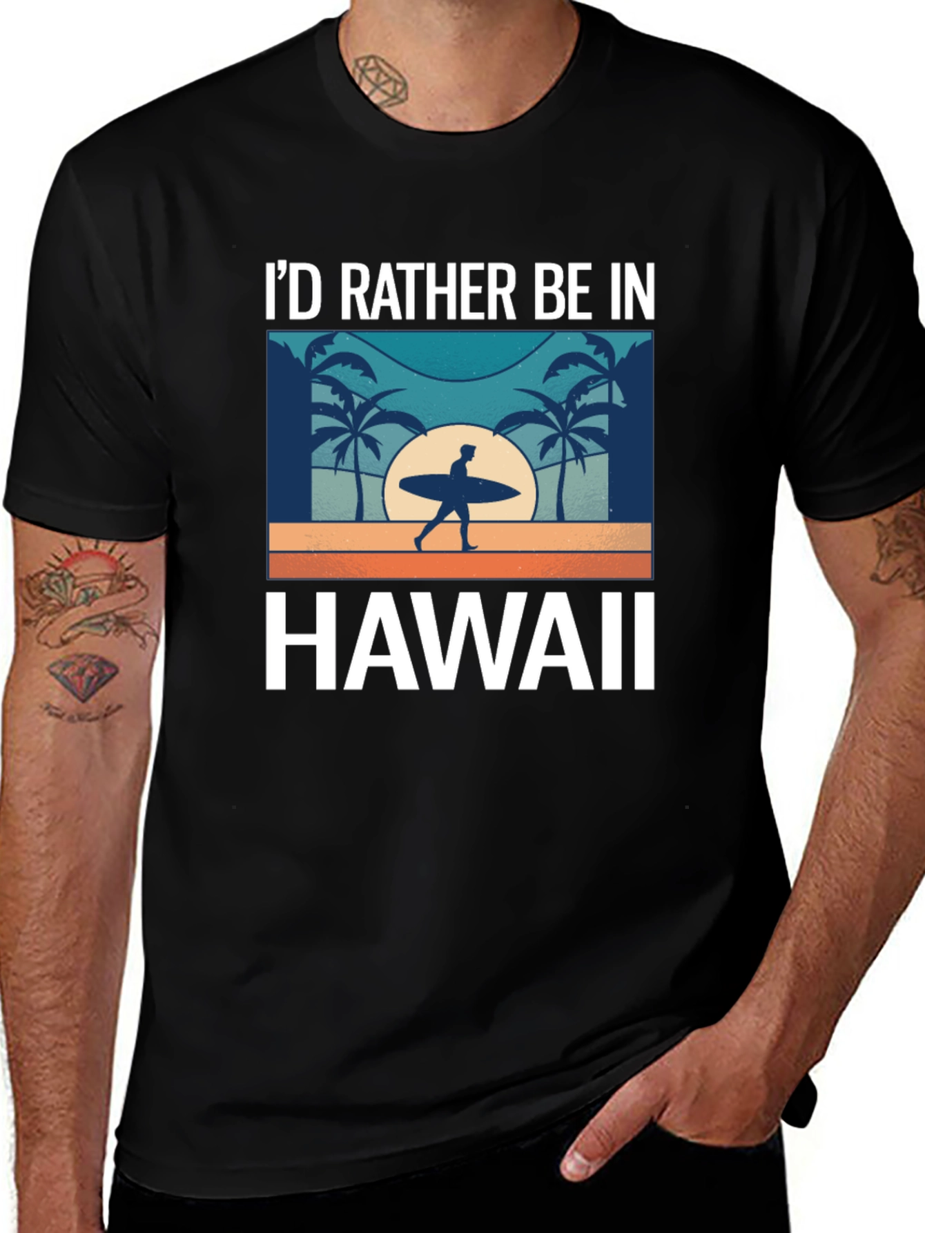 Id Rather Be in Hawaii T-Shirt
