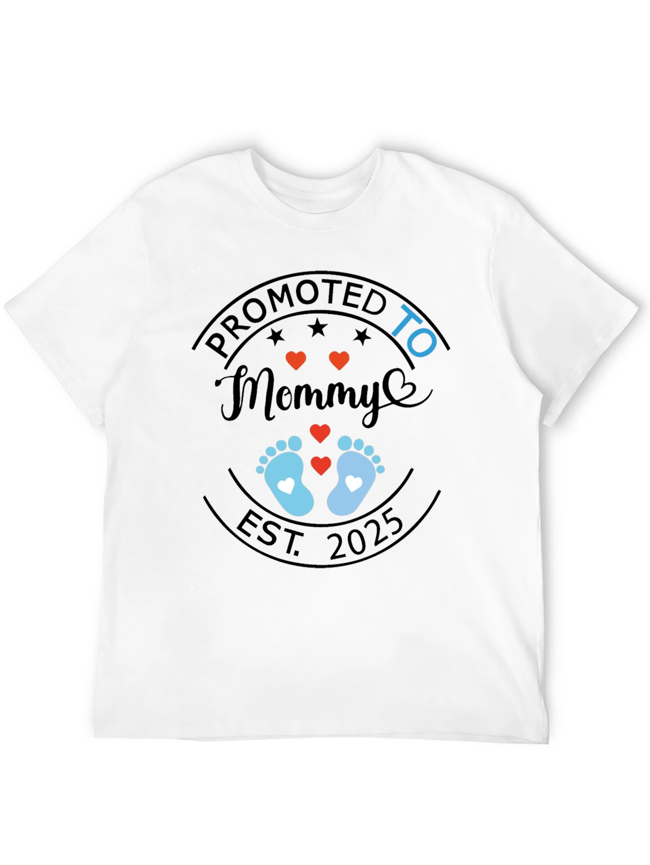 Promoted to Mommy Est. 2025 T-Shirt