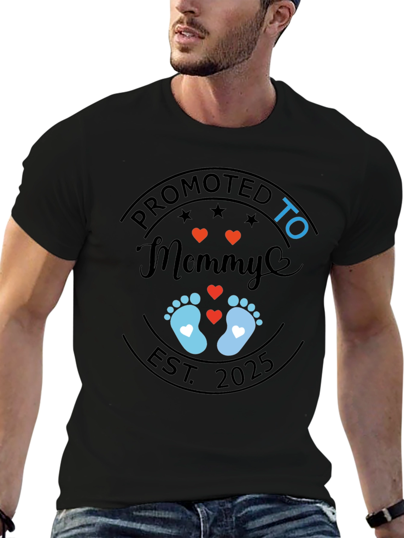 Promoted to Mommy Est. 2025 T-Shirt