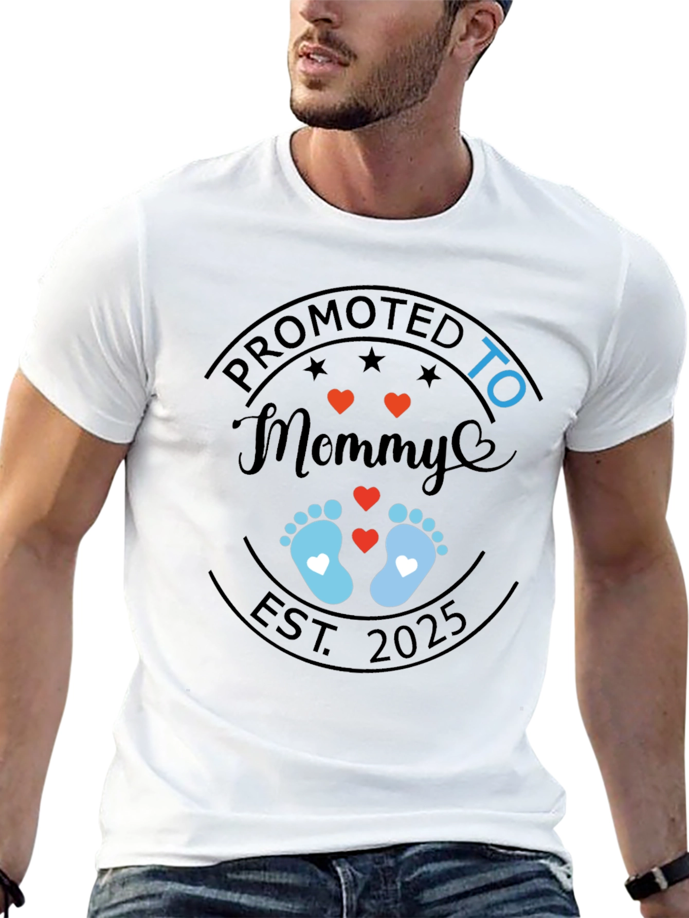 Promoted to Mommy Est. 2025 T-Shirt