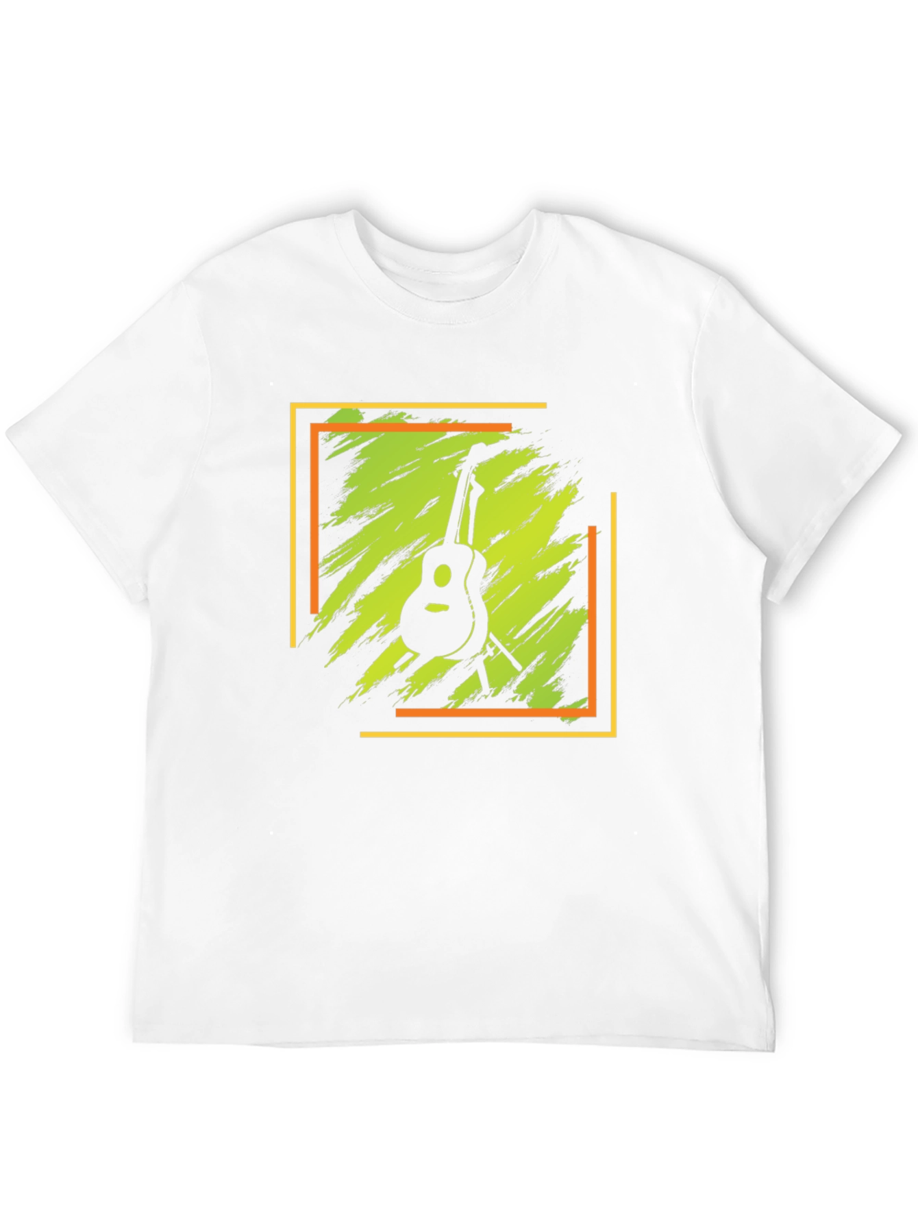 Guitar Graphic Tee - Stylish Black T-Shirt