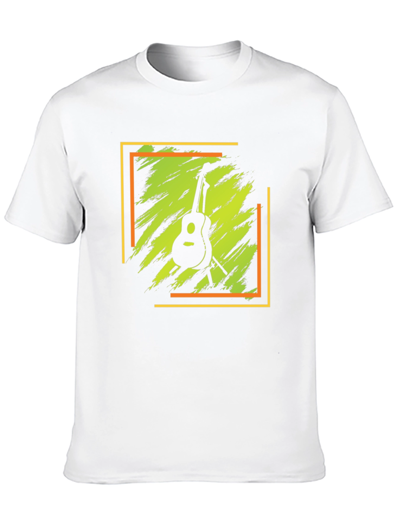 Guitar Graphic Tee - Stylish Black T-Shirt