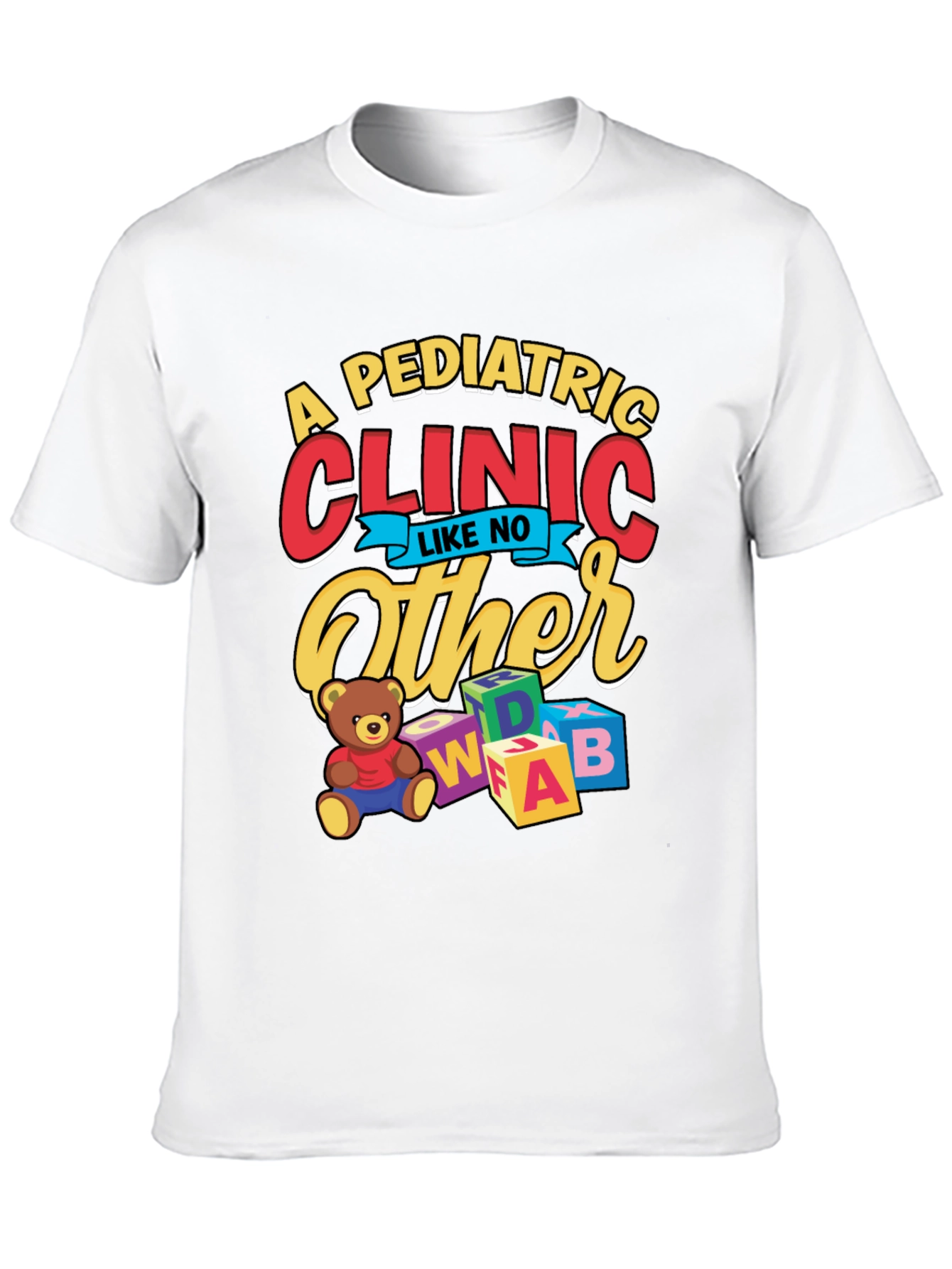 Pediatric Clinic T-Shirt - Fun & Playful Design
