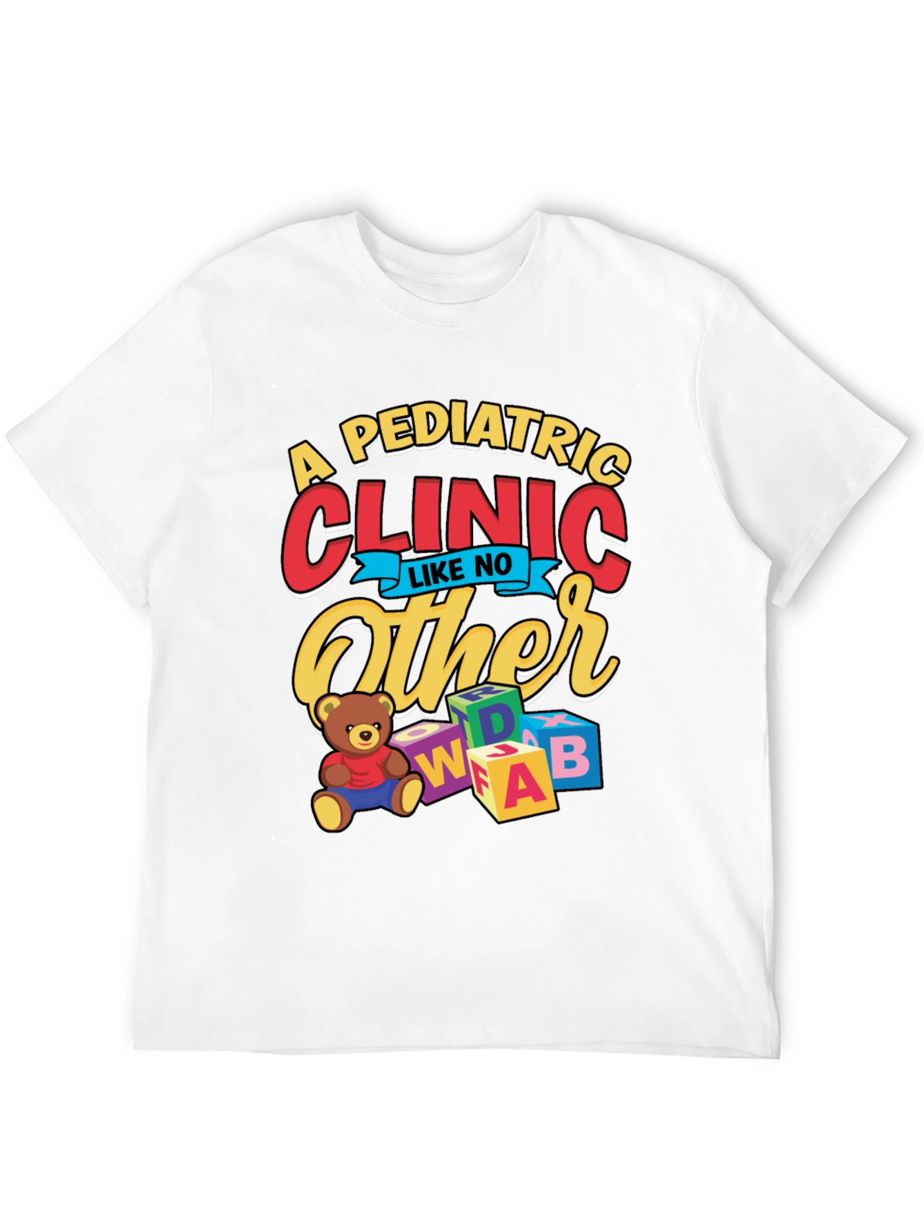 Pediatric Clinic T-Shirt - Fun & Playful Design