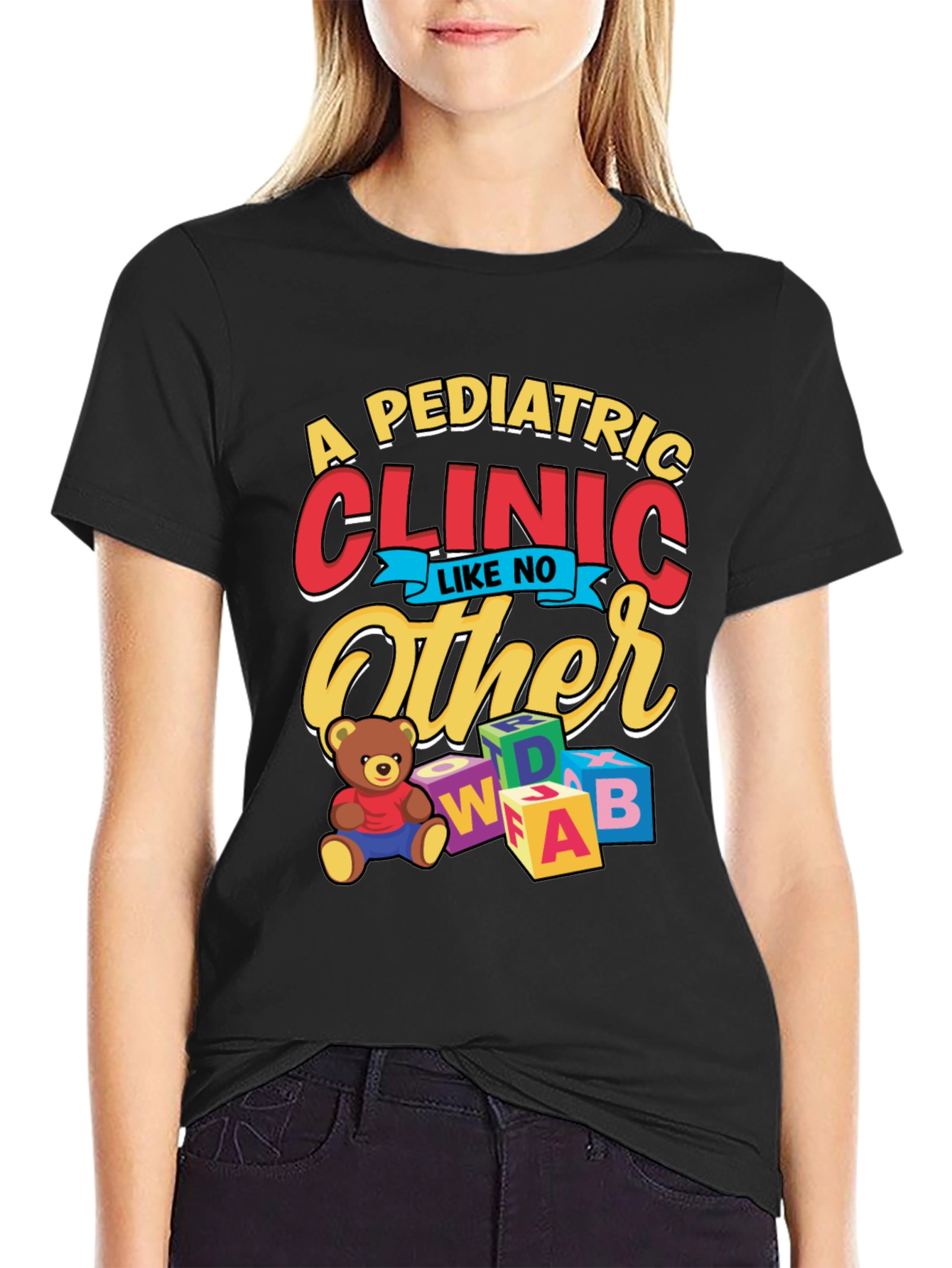 Pediatric Clinic T-Shirt - Fun & Playful Design