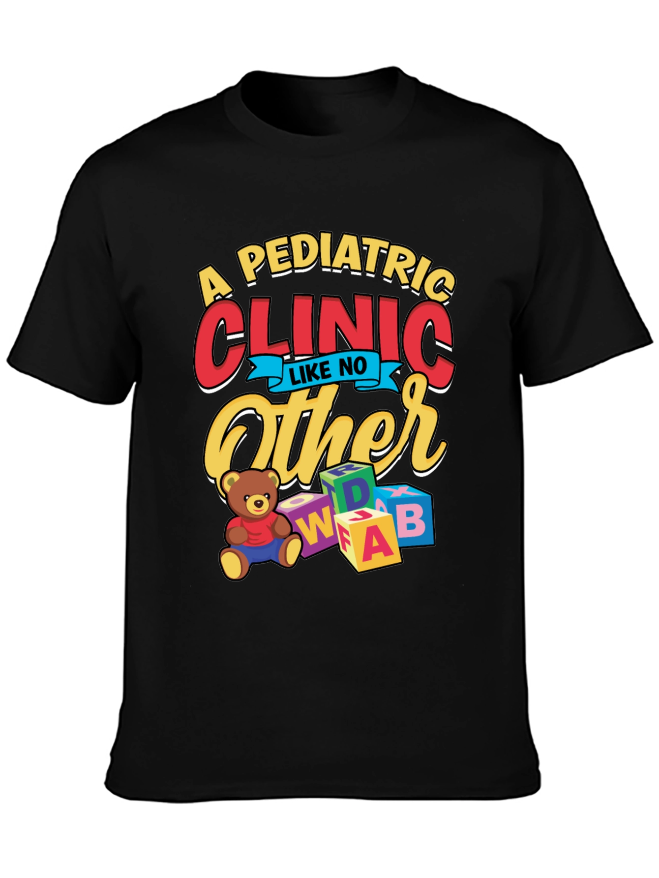 Pediatric Clinic T-Shirt - Fun & Playful Design