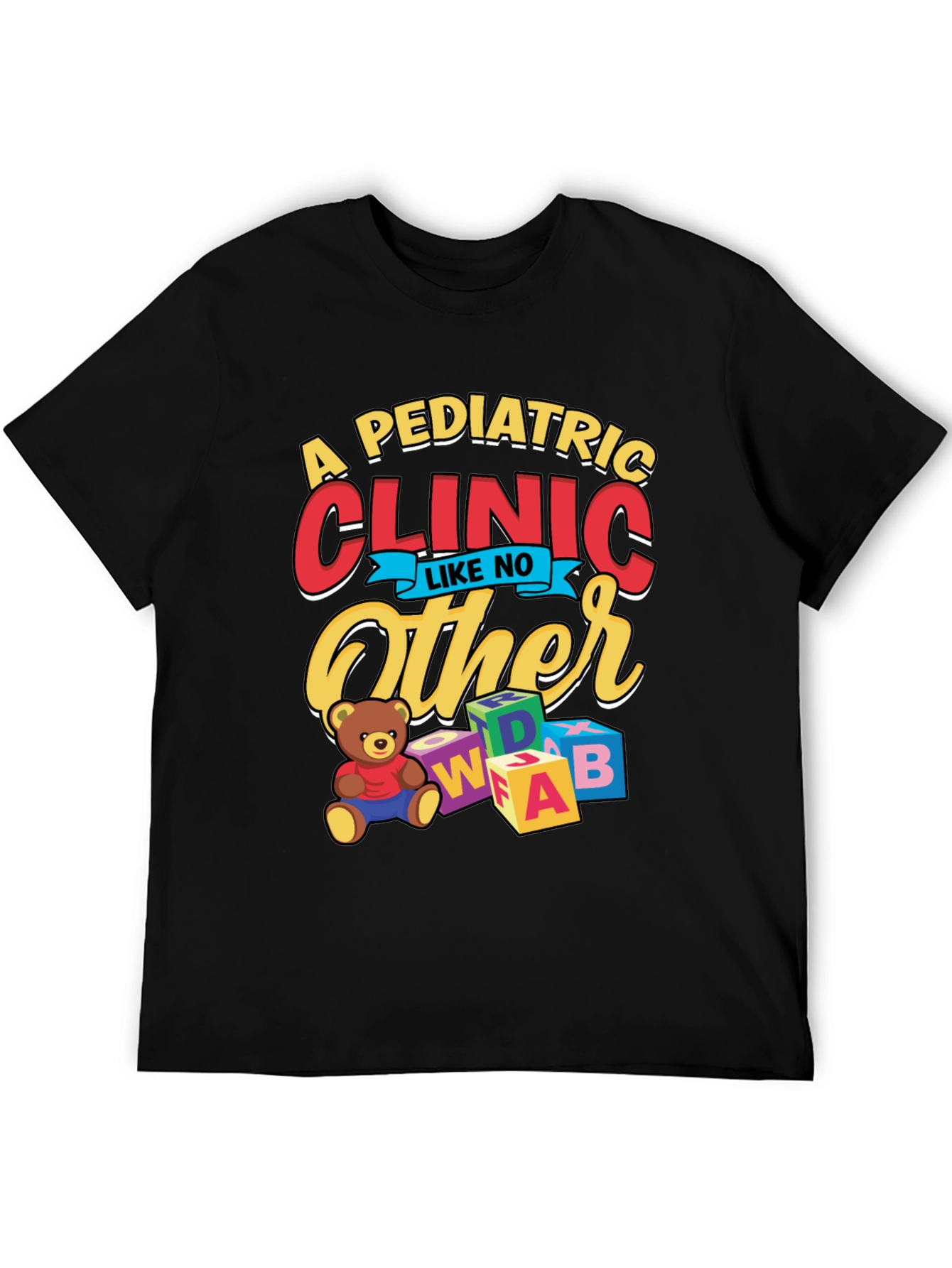 Pediatric Clinic T-Shirt - Fun & Playful Design