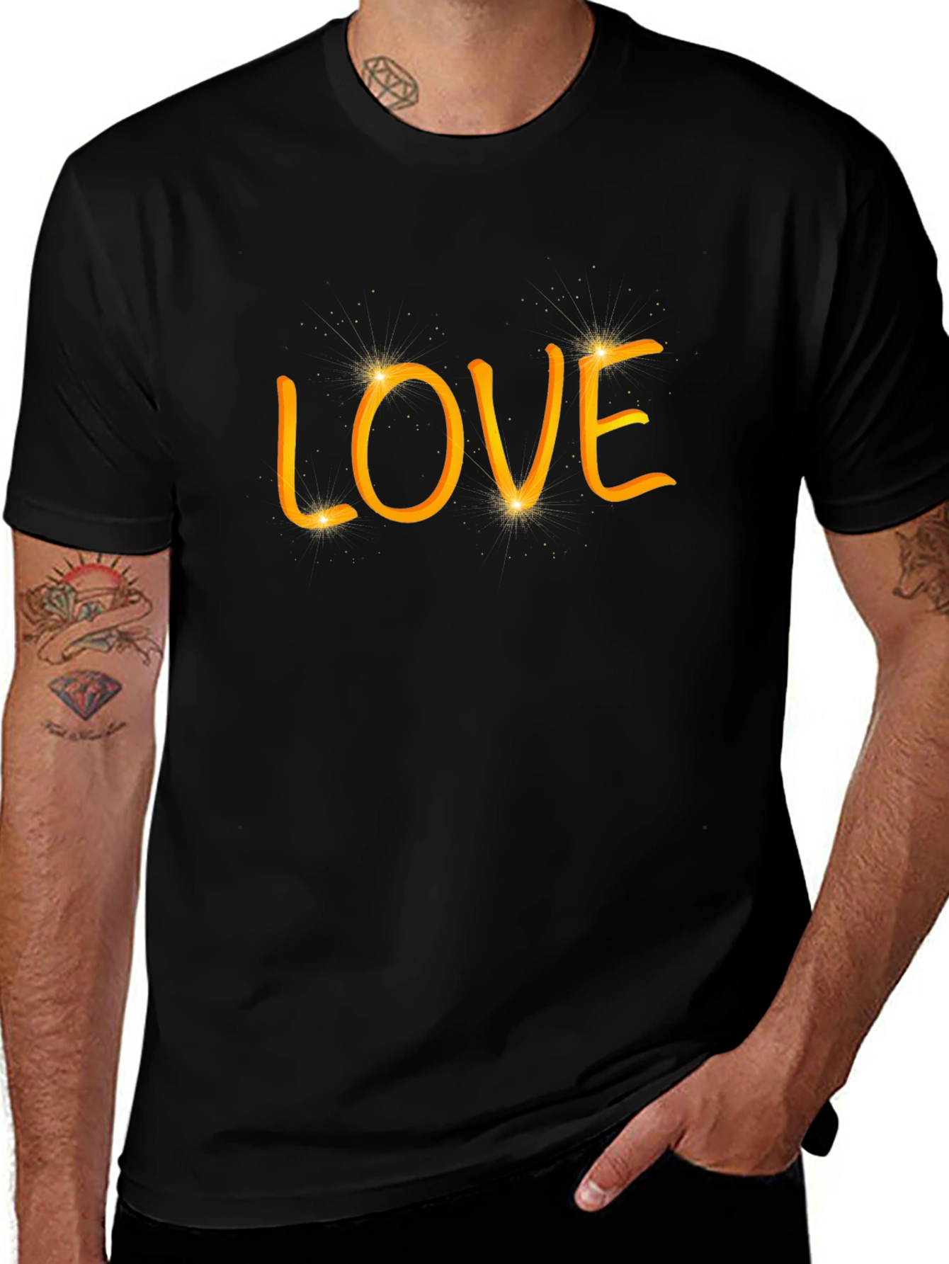 Love Graphic Black T-Shirt