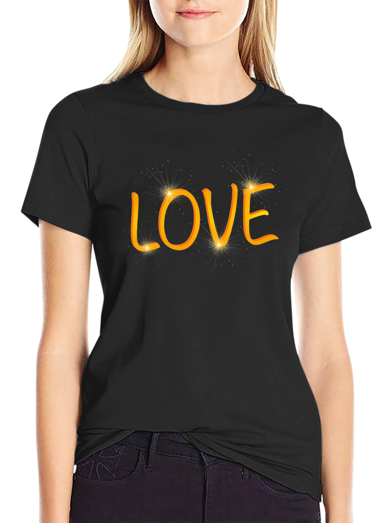 Love Graphic Black T-Shirt