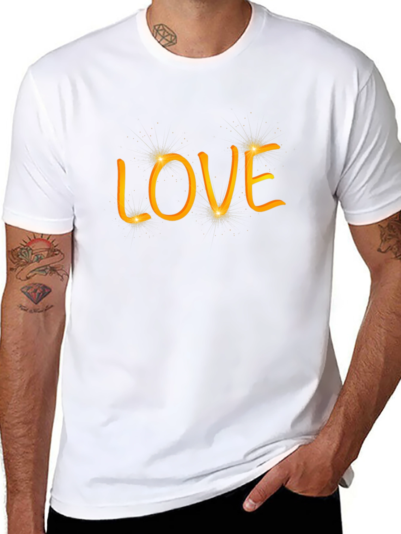 Love Graphic Black T-Shirt