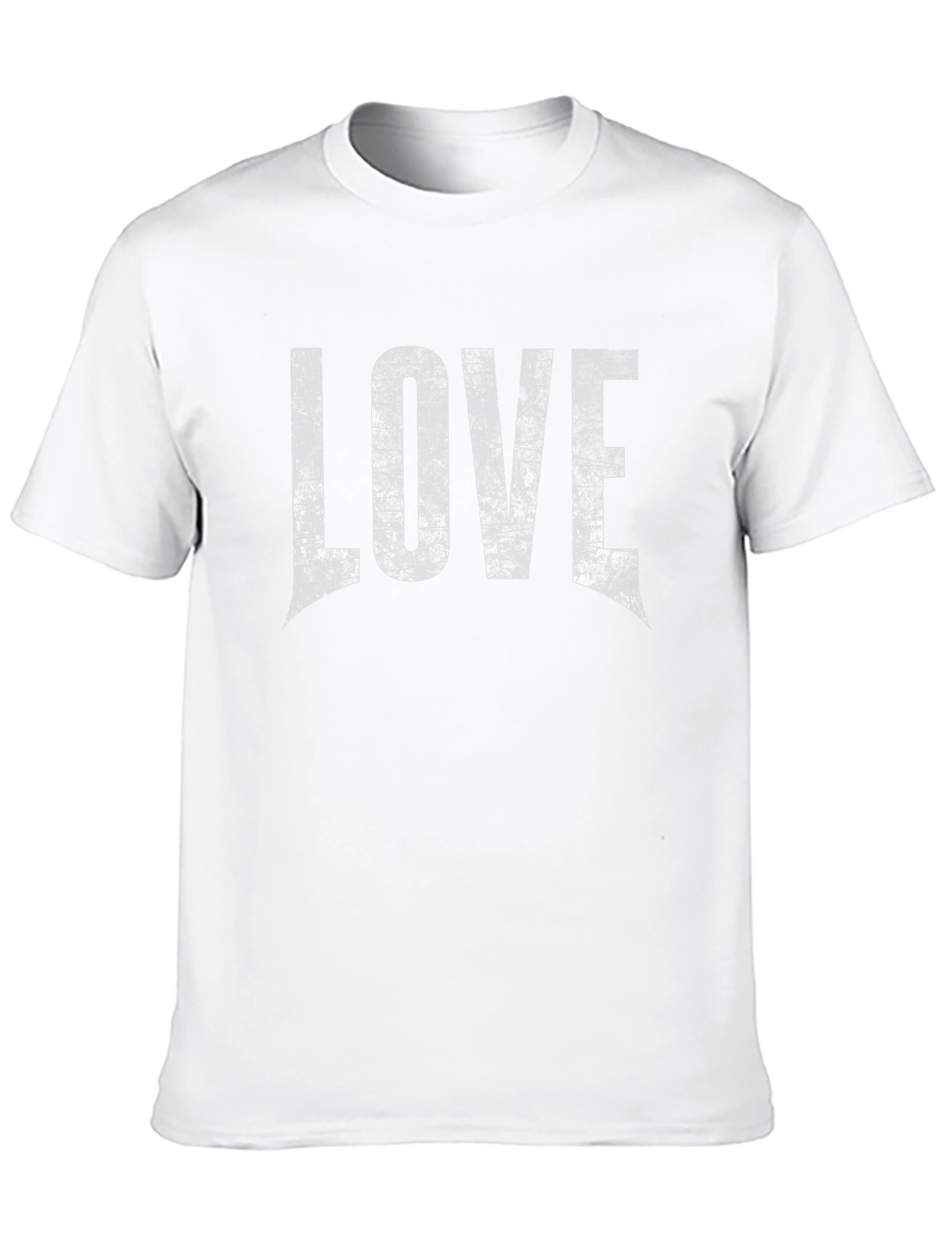 LOVE Graphic T-Shirt - Distressed Design