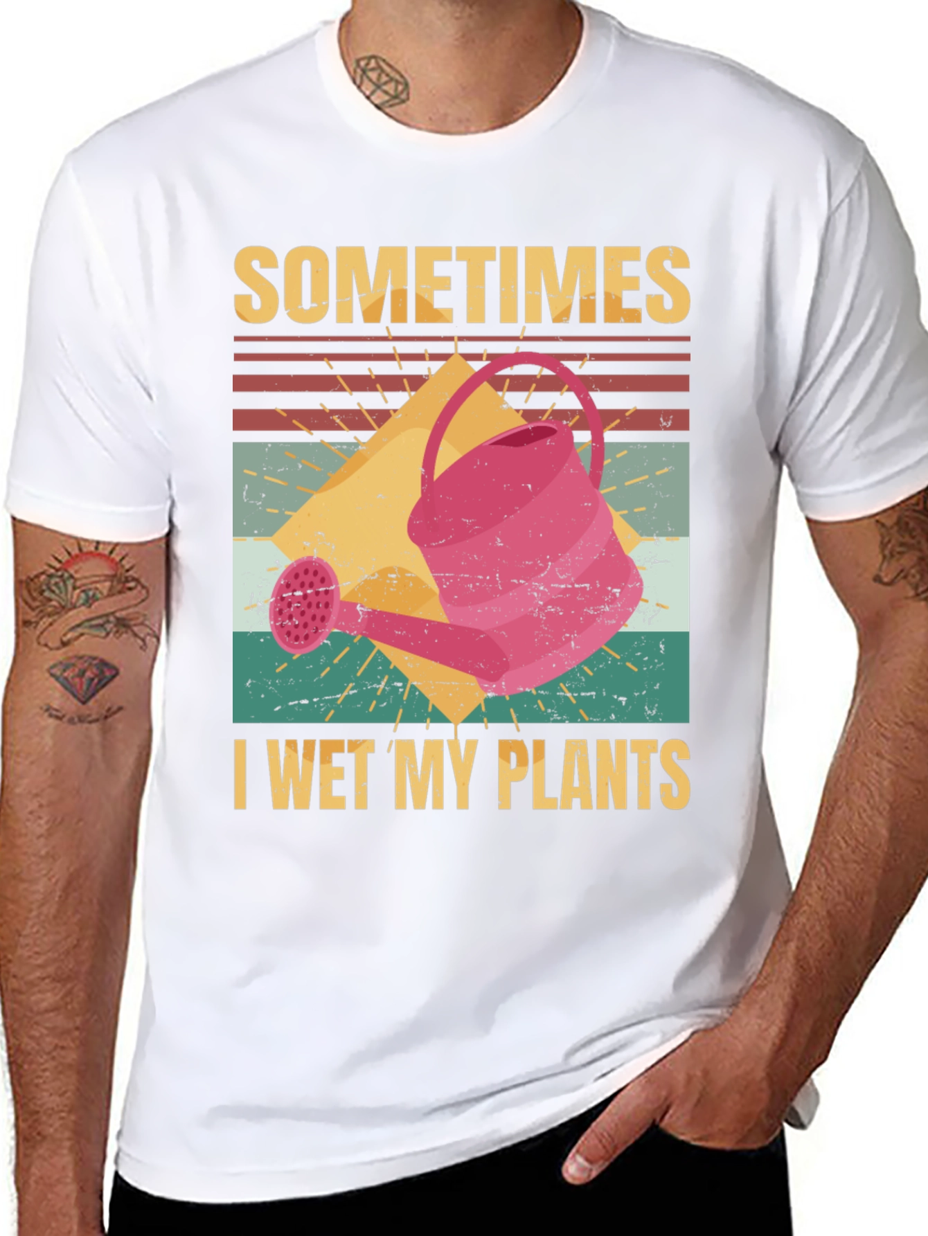 Sometimes I Wet My Plants Graphic T-Shirt