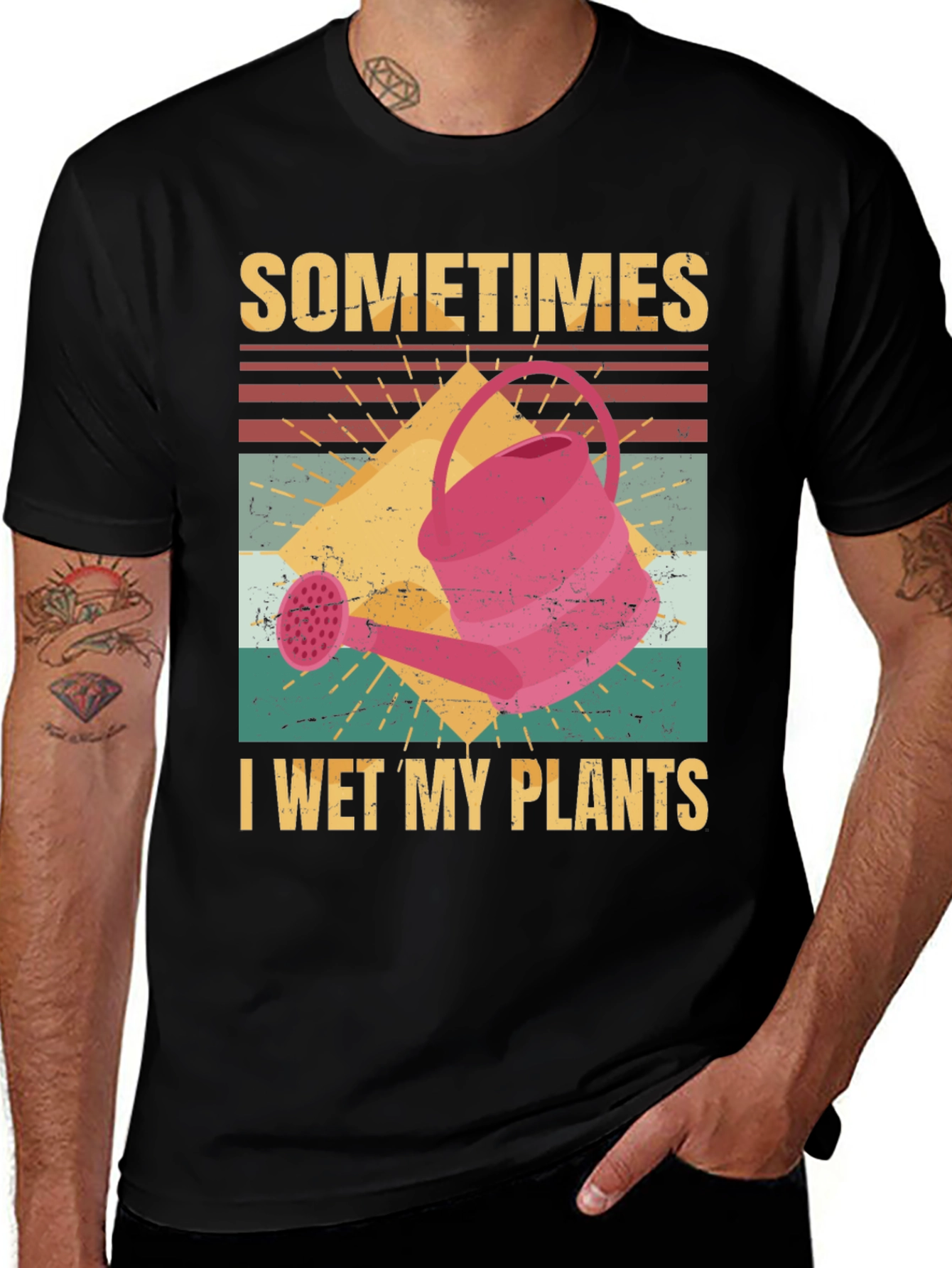 Sometimes I Wet My Plants Graphic T-Shirt
