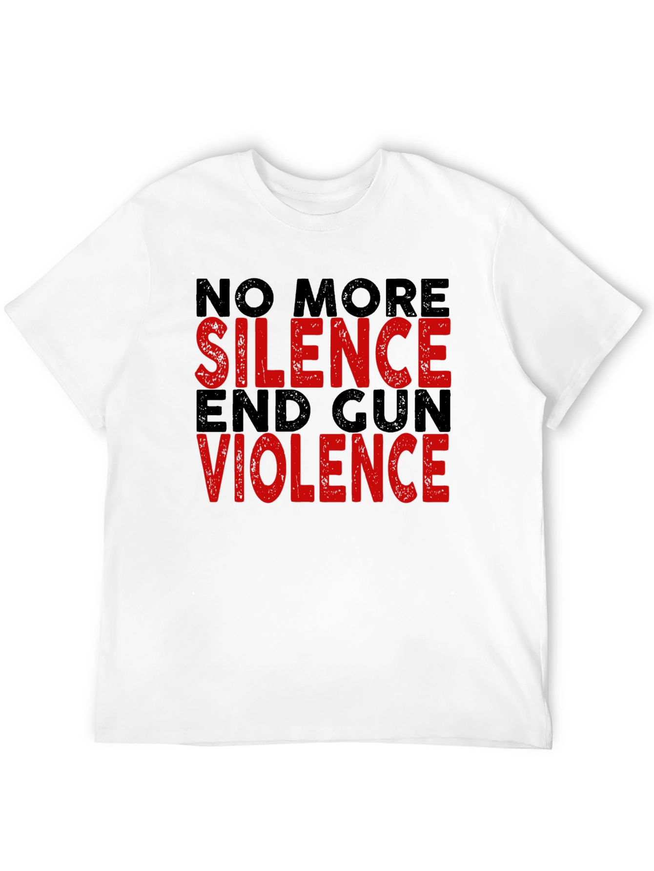 No More Silence End Gun Violence Graphic Tee