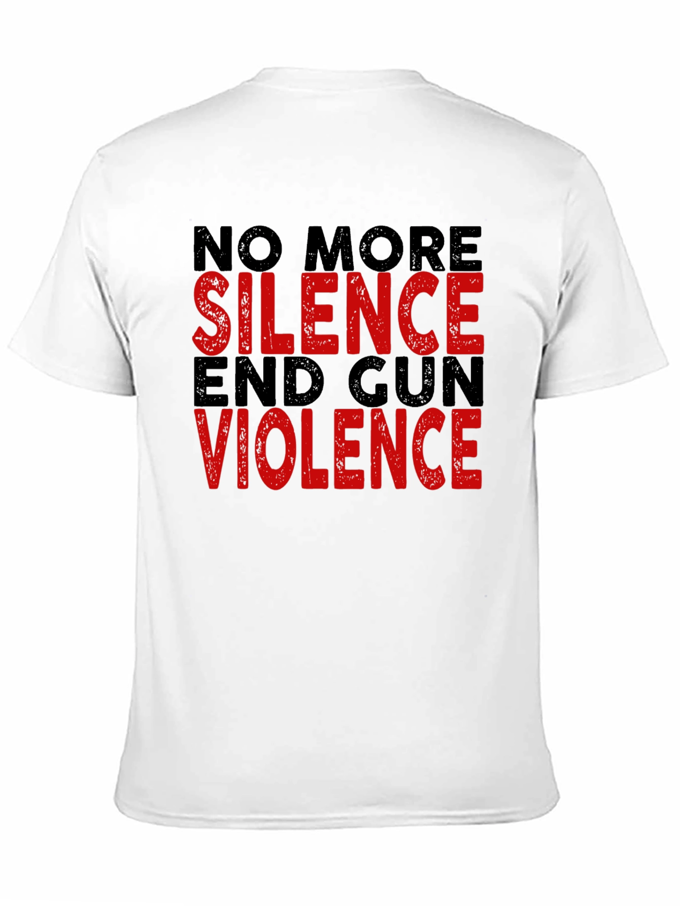 No More Silence End Gun Violence Graphic Tee