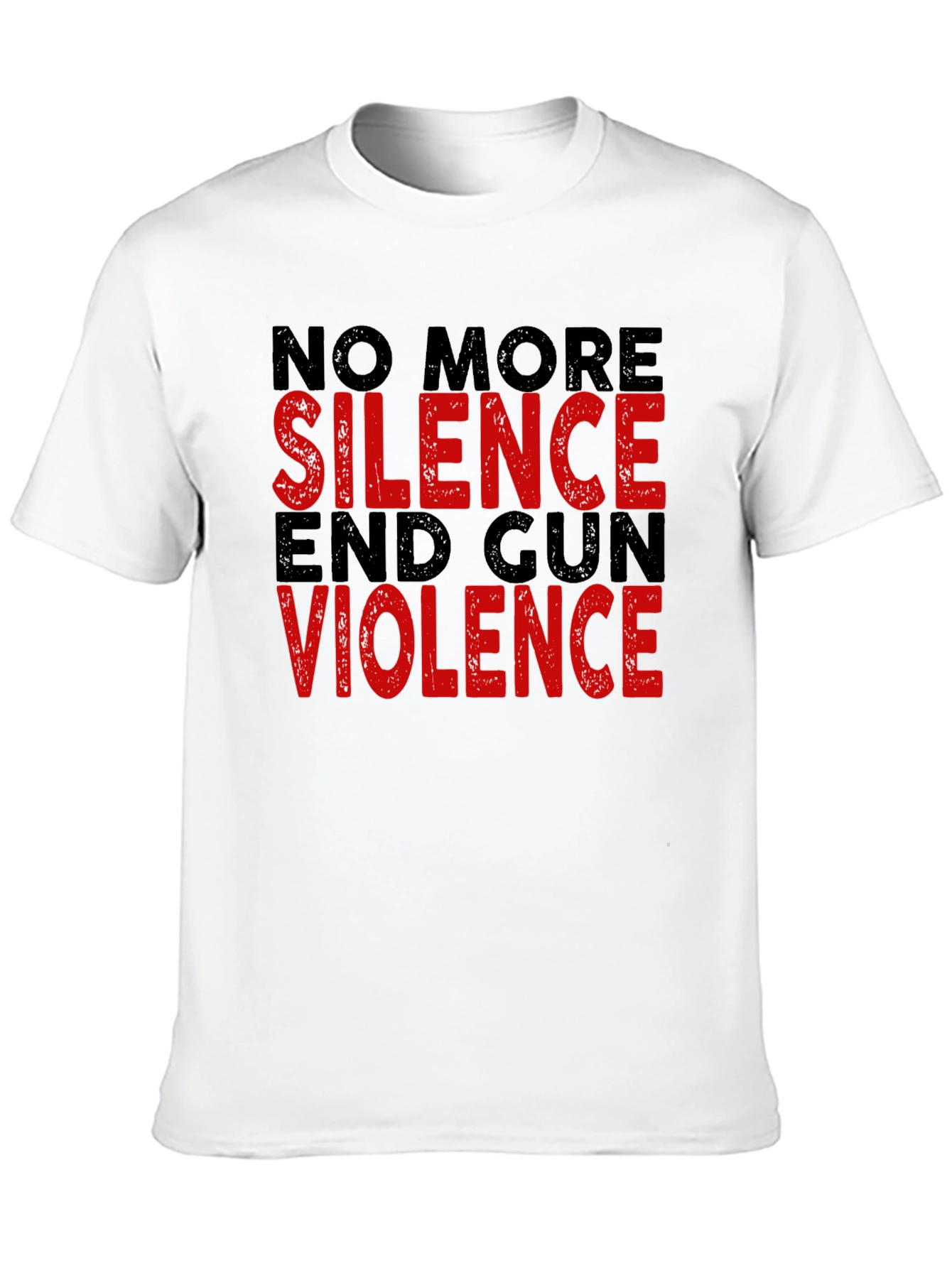No More Silence End Gun Violence Graphic Tee