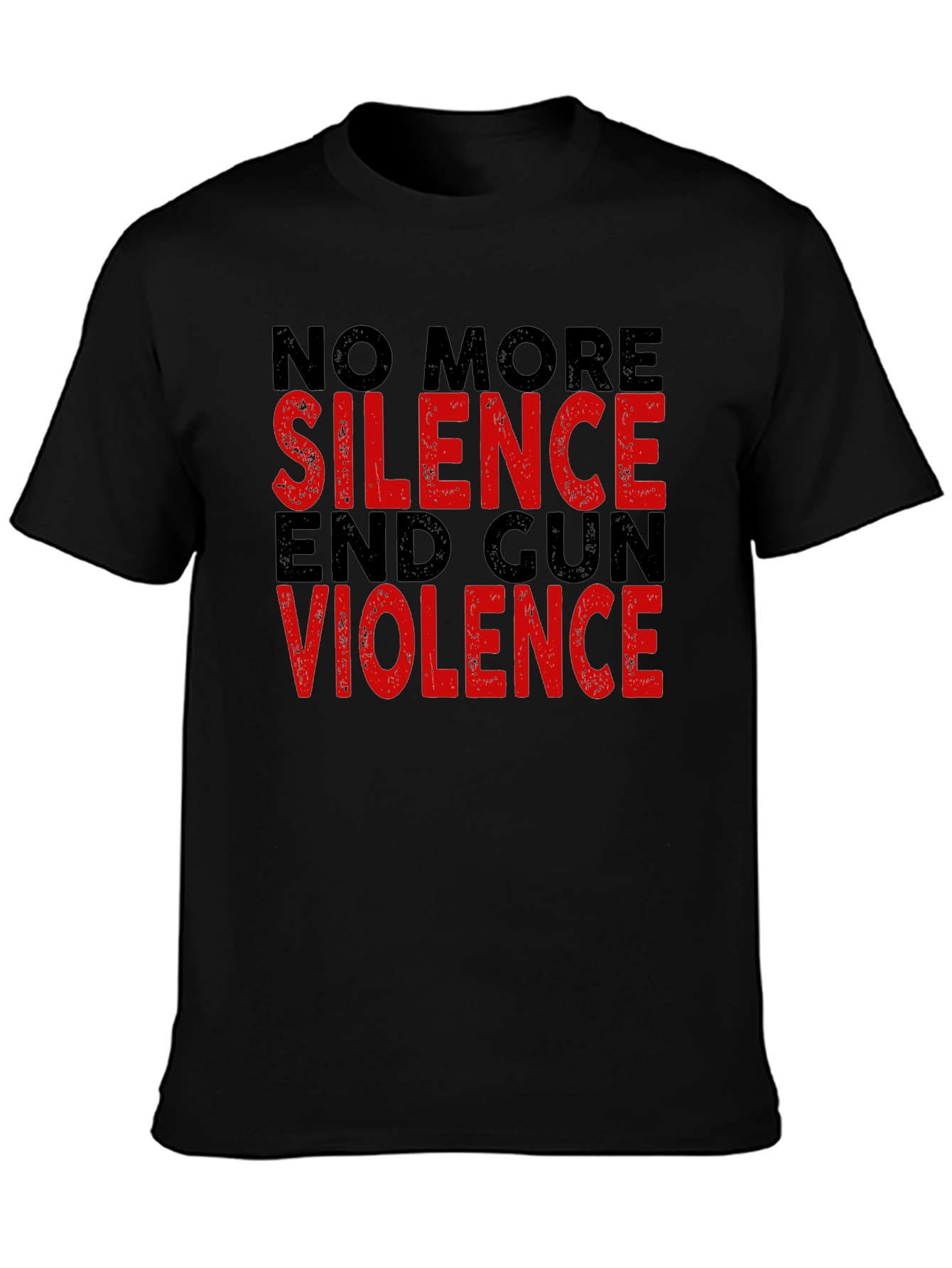 No More Silence End Gun Violence Graphic Tee