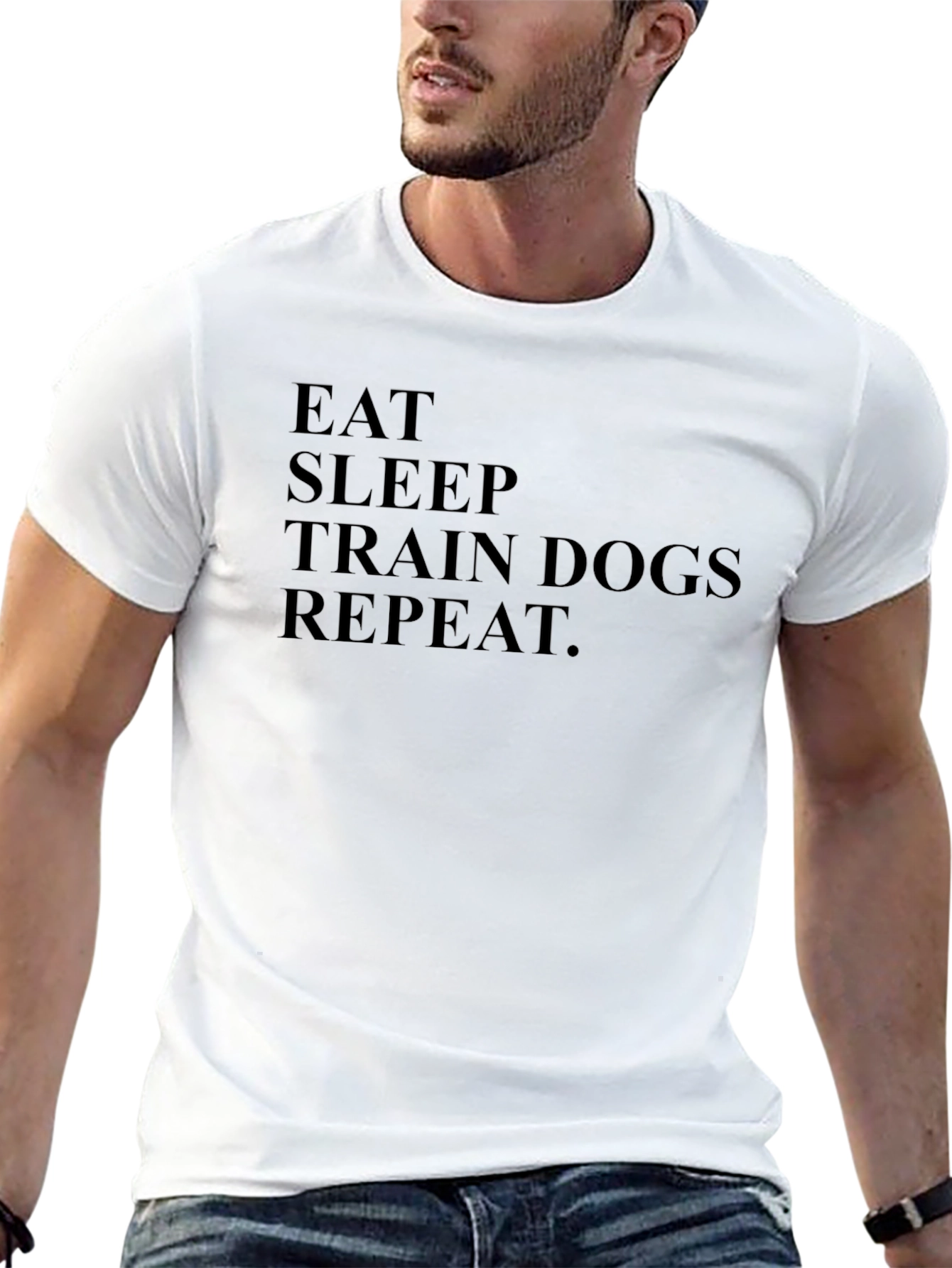 Eat Sleep Train Dogs Repeat T-Shirt