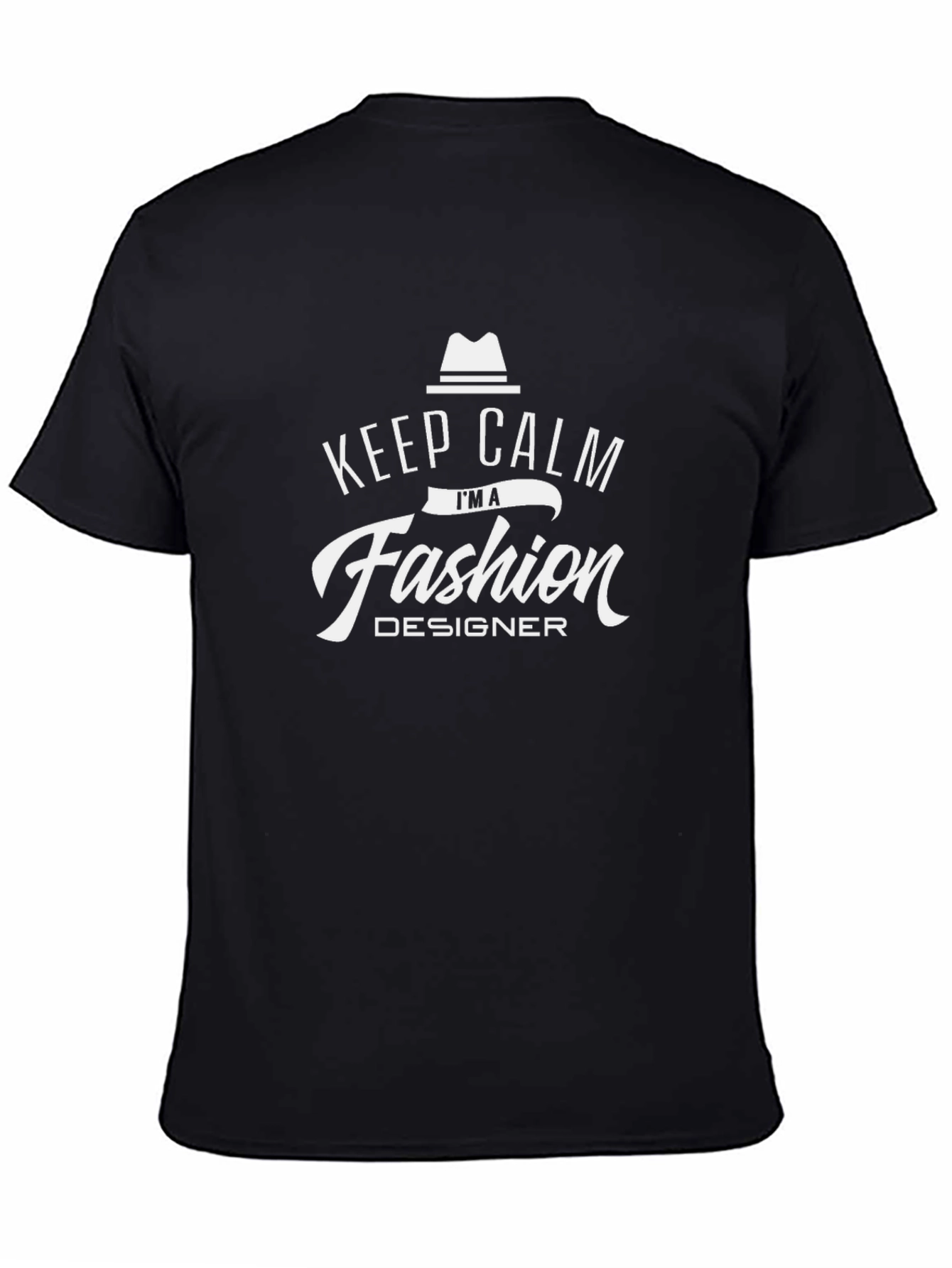 Keep Calm Fashion Designer T-Shirt