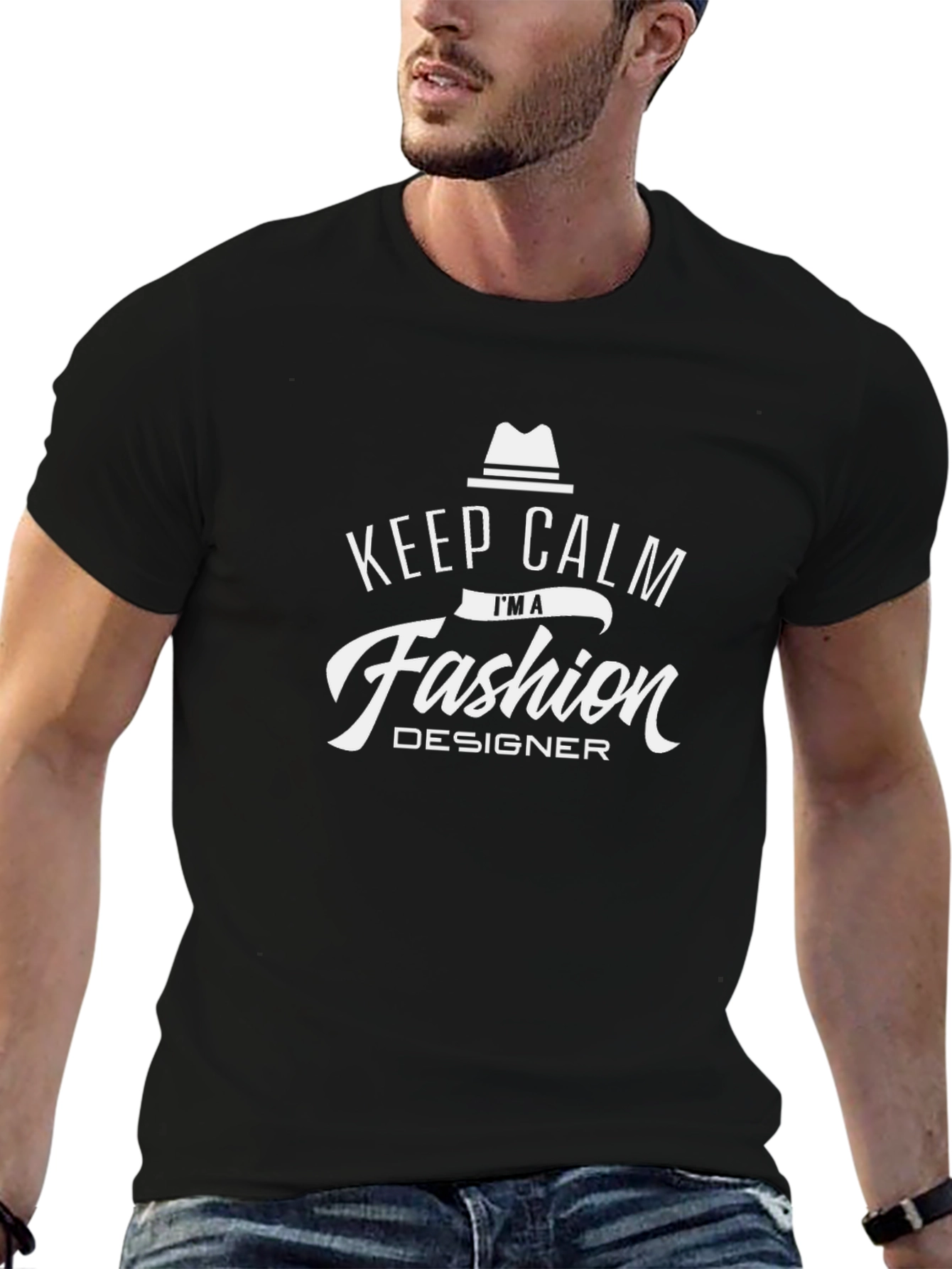 Keep Calm Fashion Designer T-Shirt