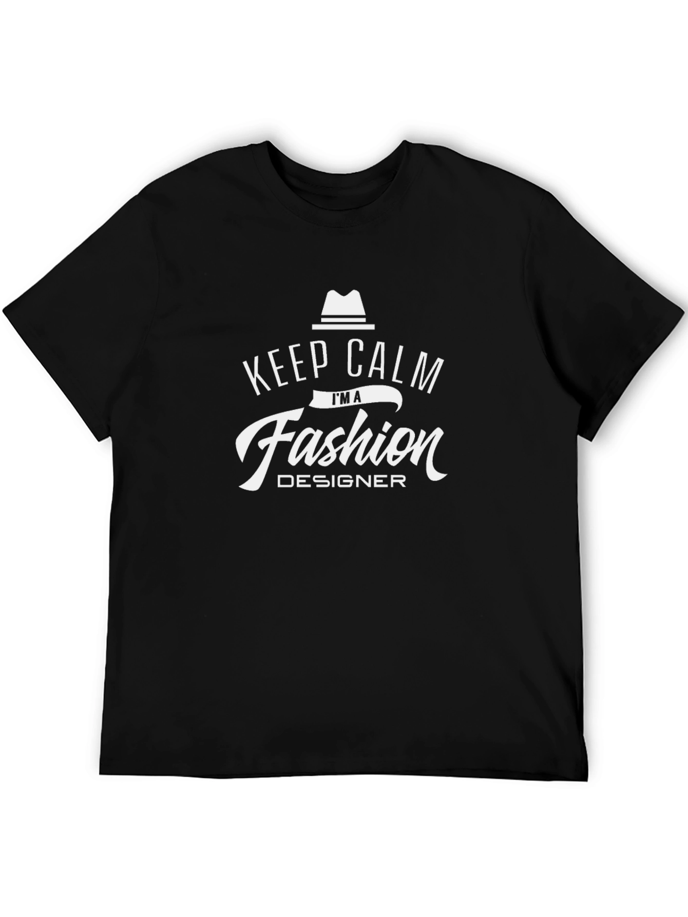 Keep Calm Fashion Designer T-Shirt