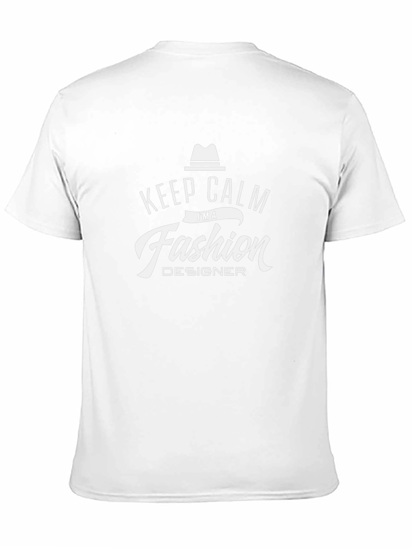 Keep Calm Fashion Designer T-Shirt