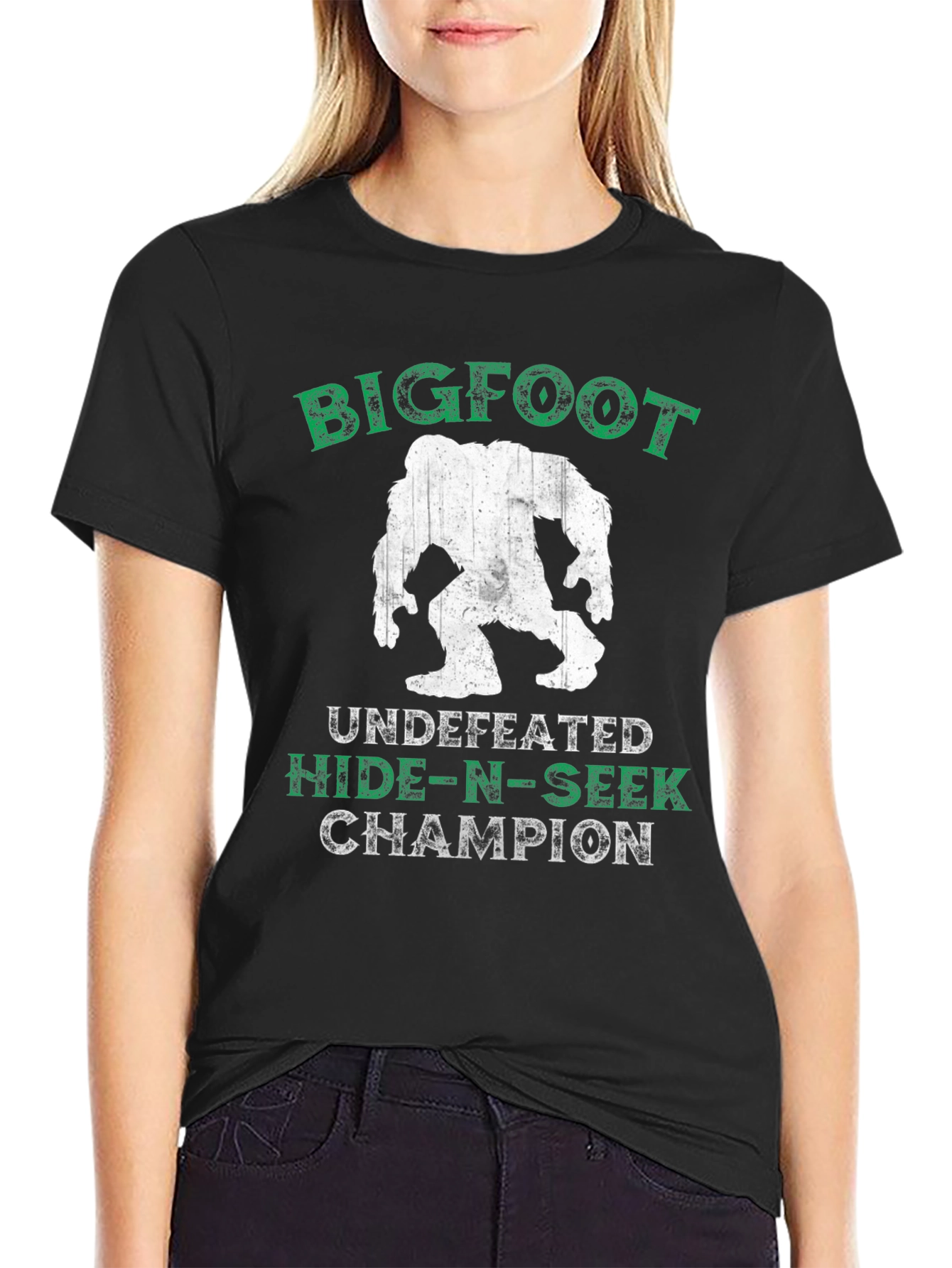Bigfoot Hide-n-Seek Champion Graphic T-Shirt