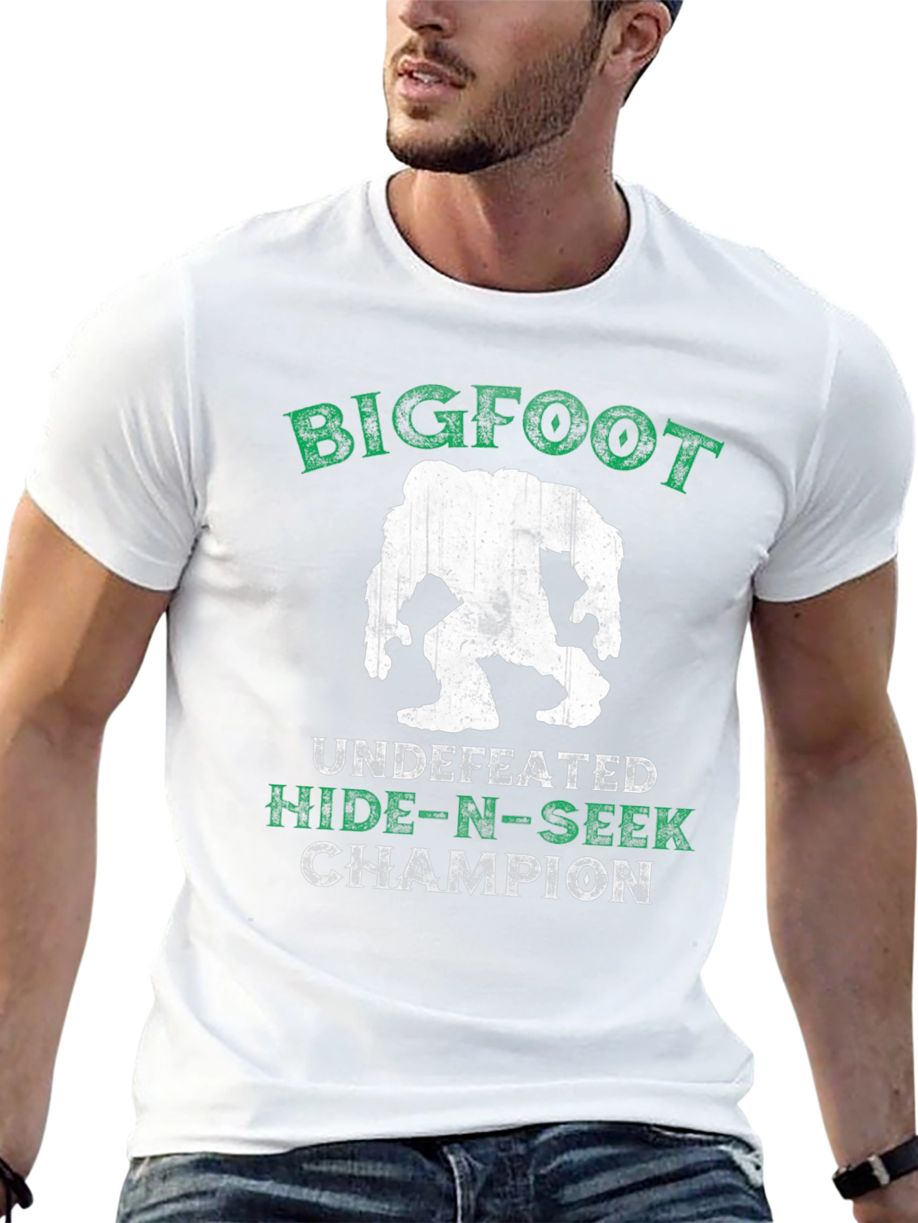 Bigfoot Hide-n-Seek Champion Graphic T-Shirt