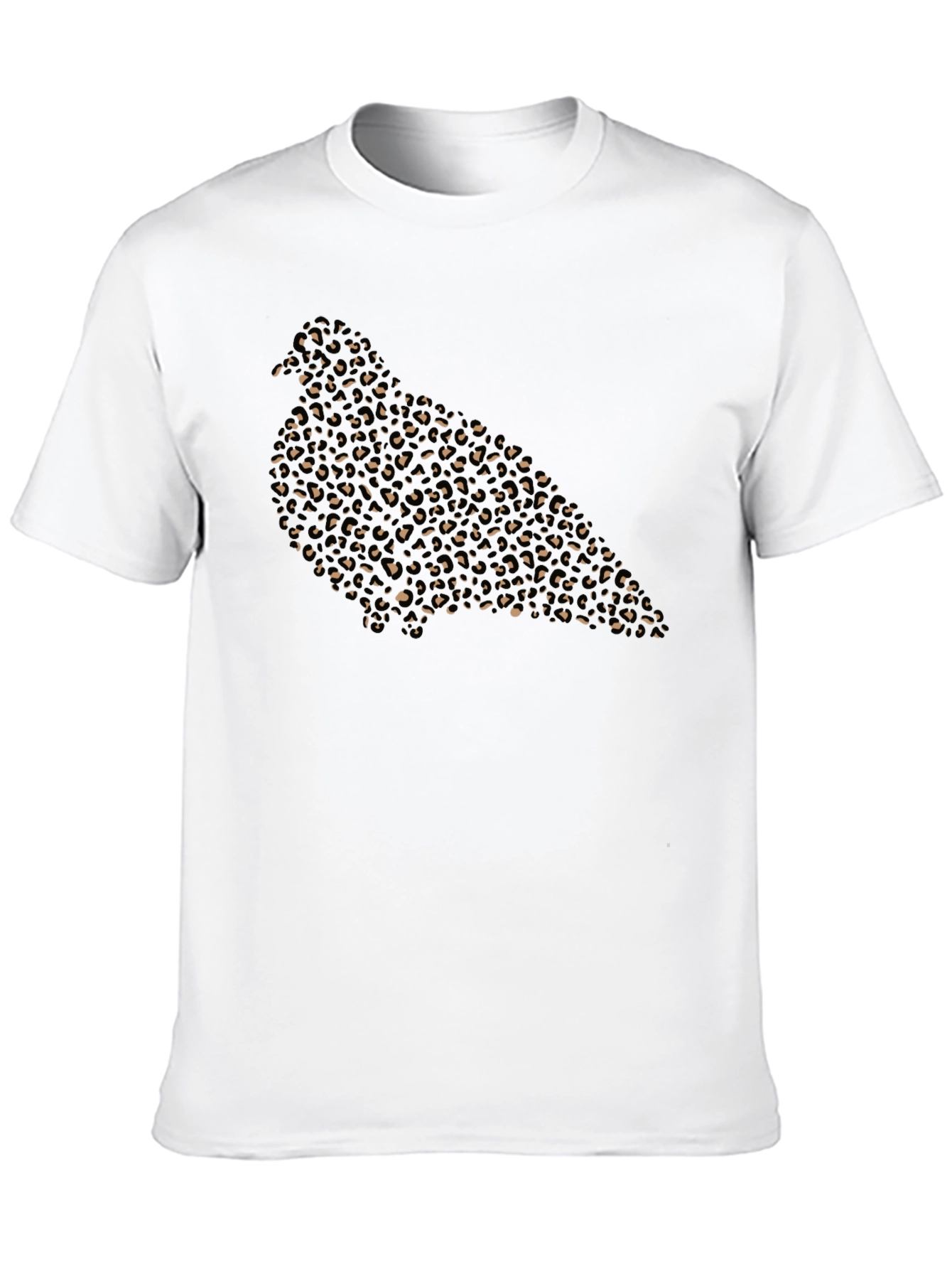 Bird Silhouette Graphic T-Shirt - Black