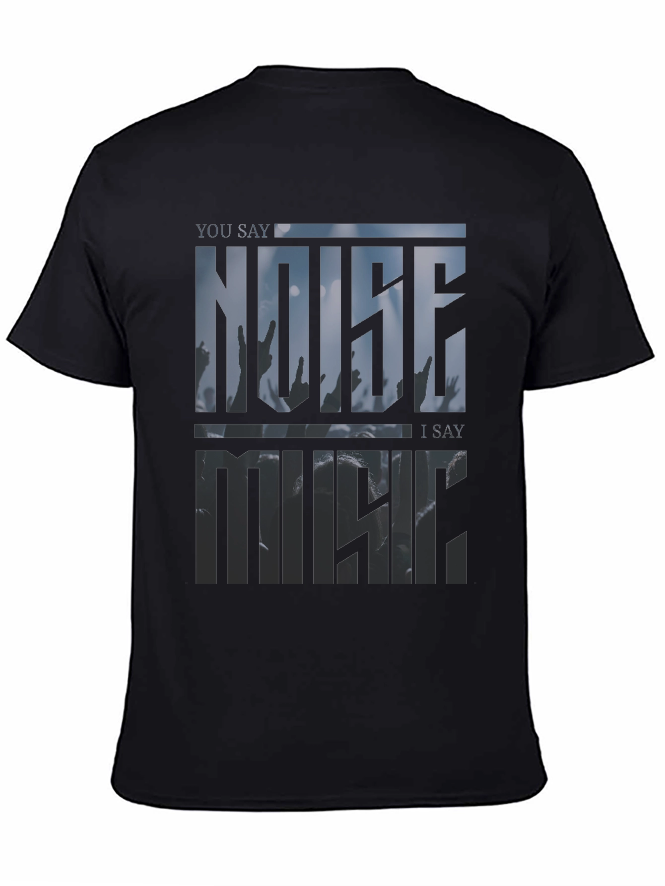 Noise Music Graphic Tee - Modern Style