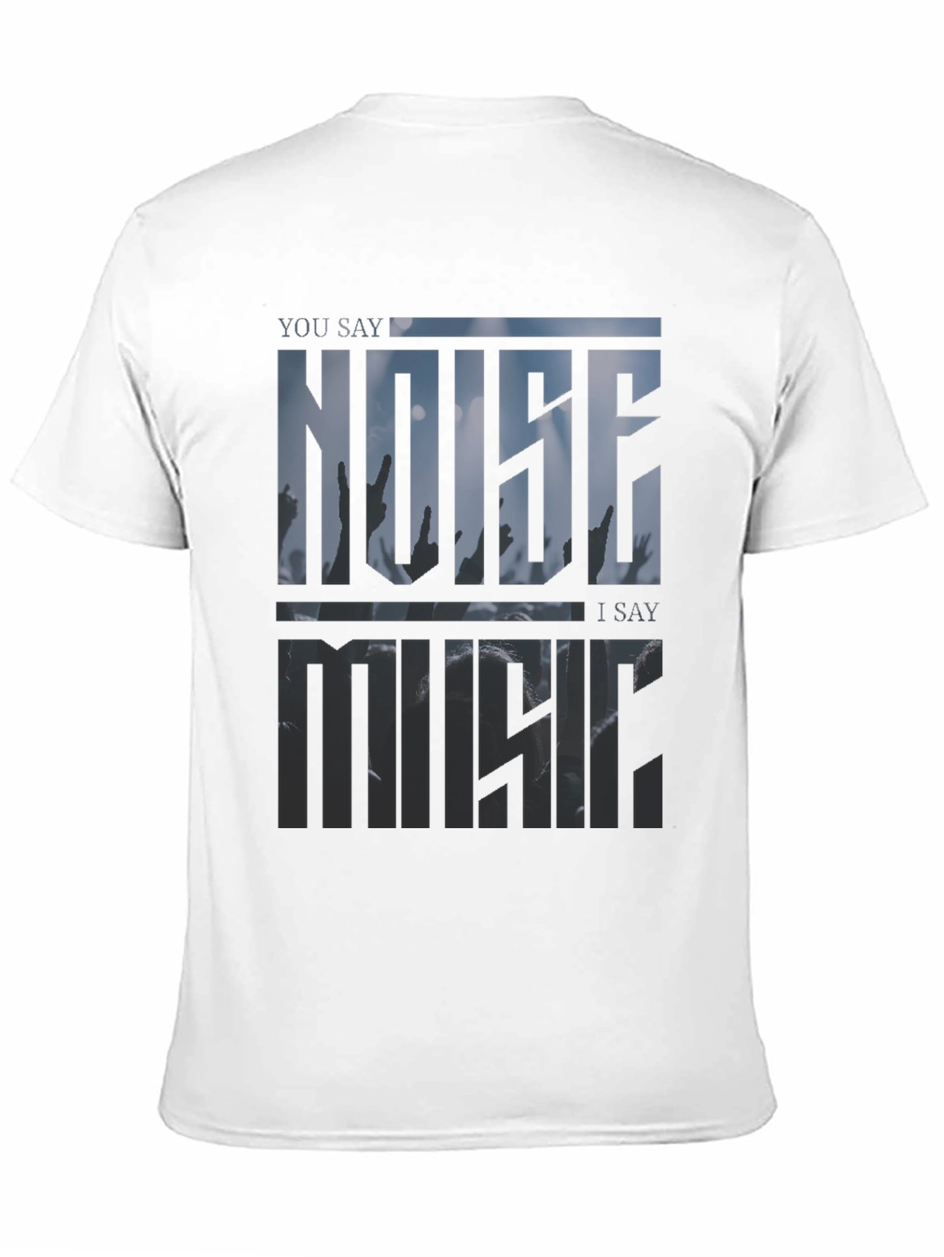 Noise Music Graphic Tee - Modern Style