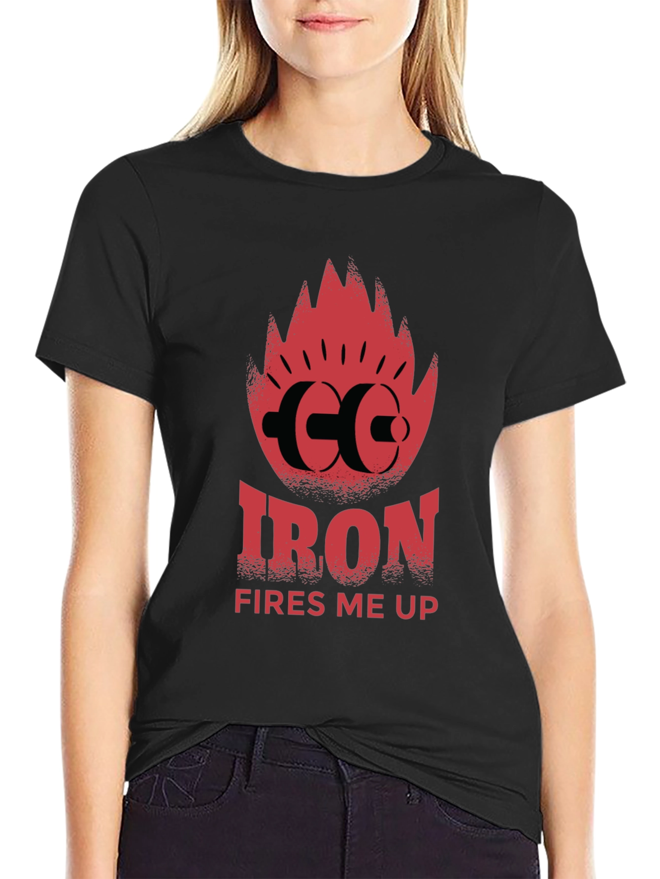 Iron Fires Me Up Graphic T-Shirt