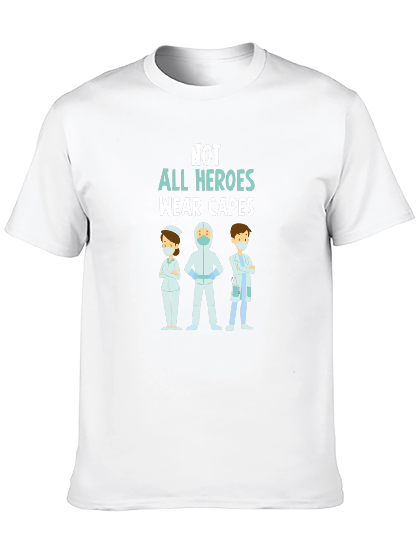 Heroes Wear Scrubs T-Shirt Healthcare Hero Tee