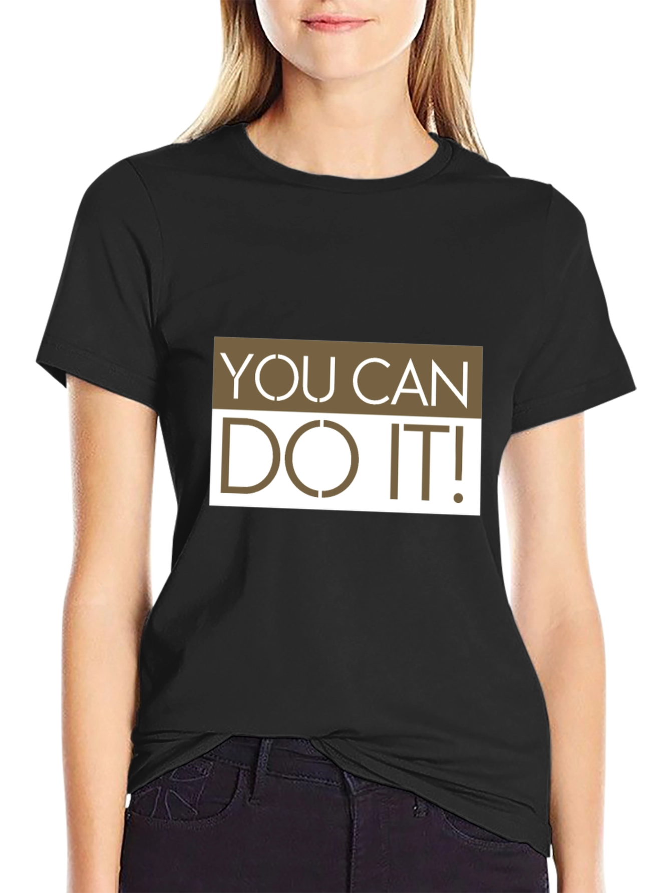 Motivational You Can Do It! Graphic T-Shirt