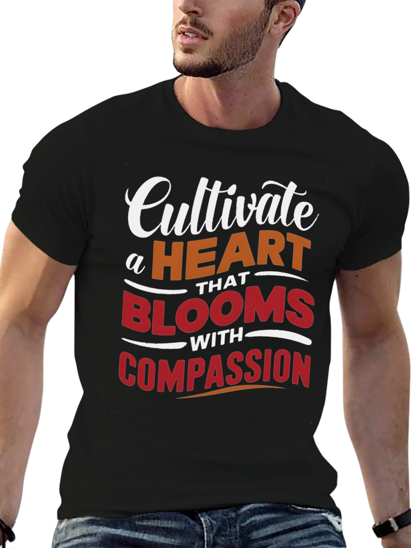 Cultivate Compassion T-Shirt - Inspirational Design