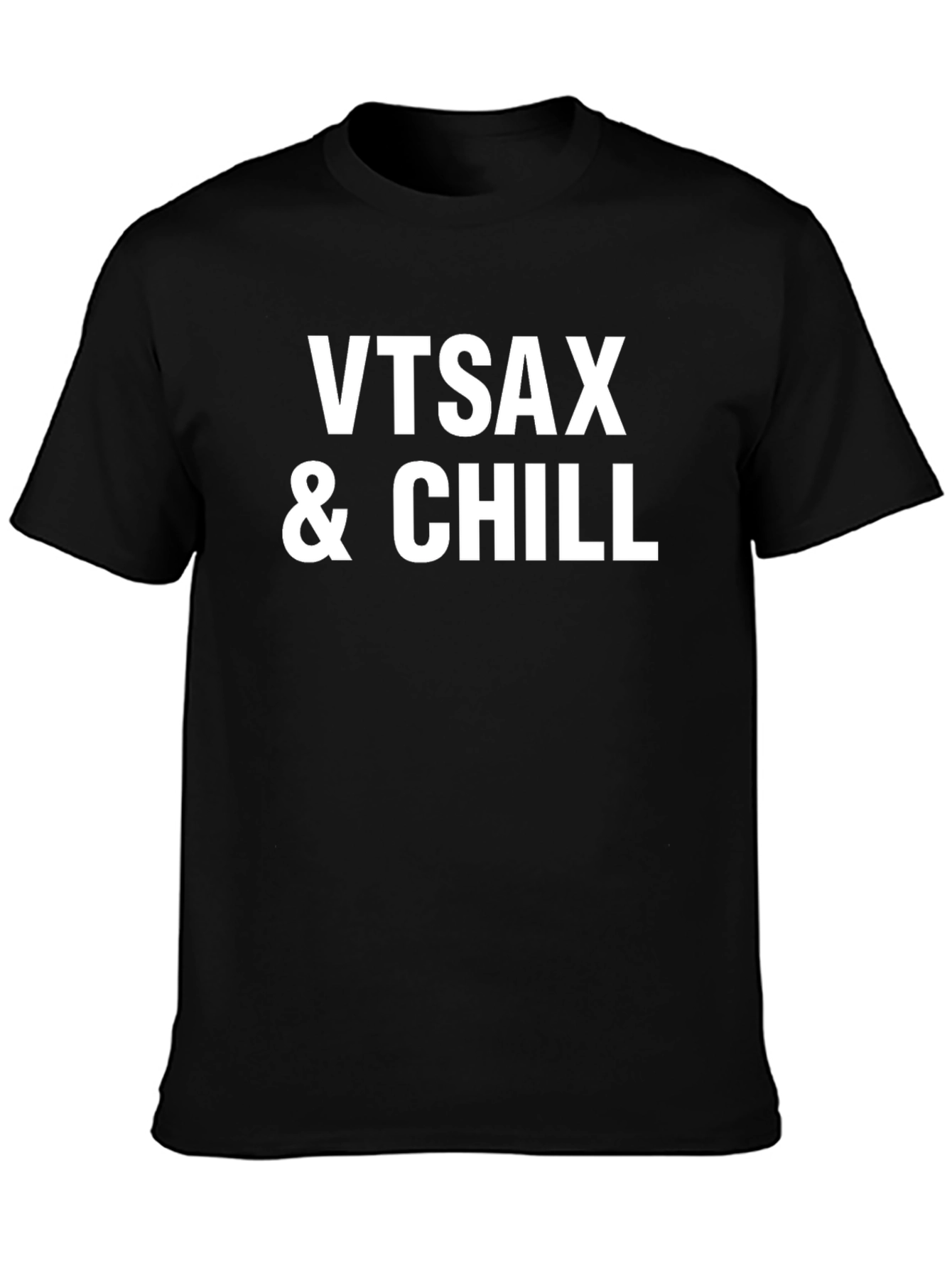VTSAX & Chill Black Graphic Tee
