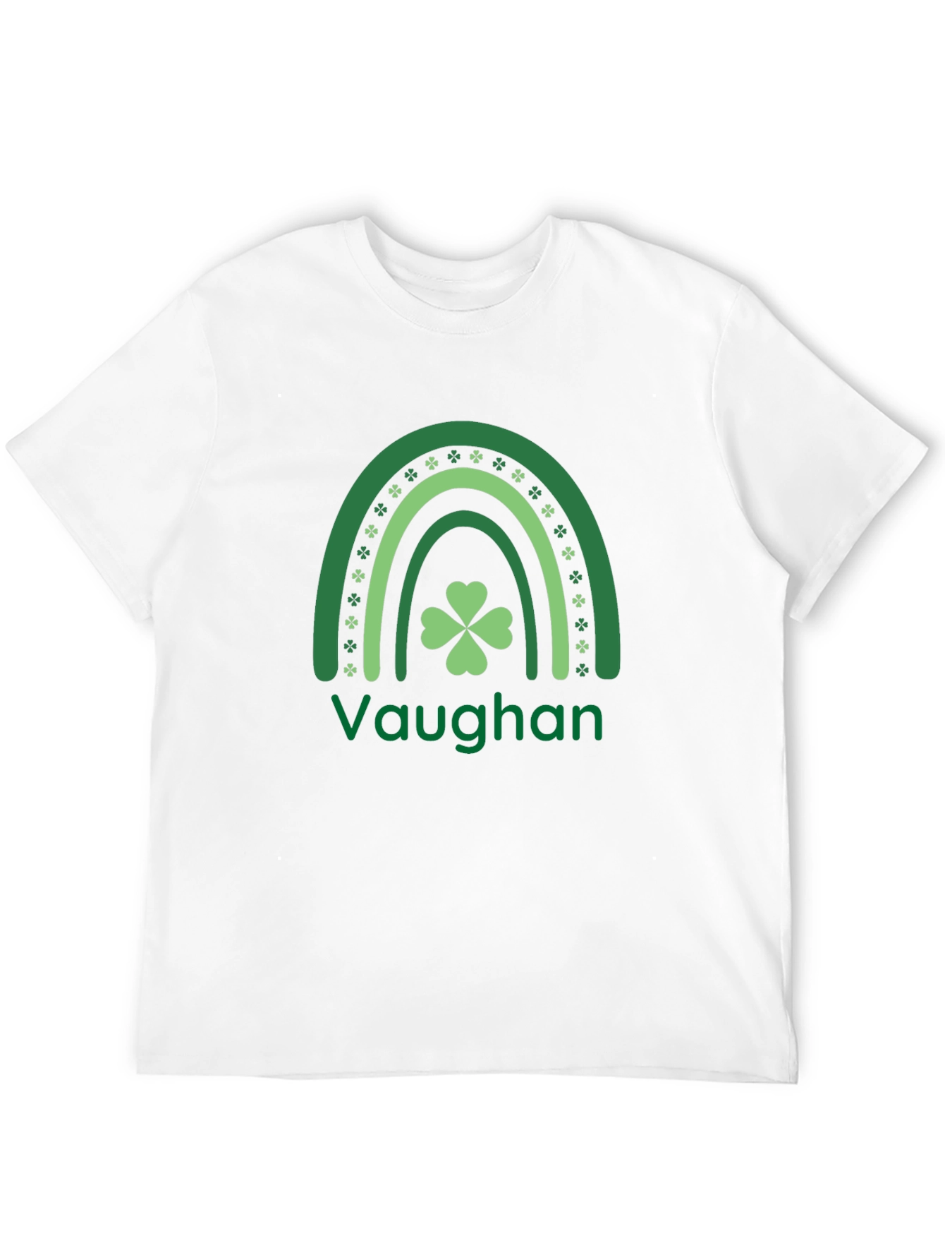 Vaughan St. Patricks Day Rainbow Clover T-Shirt