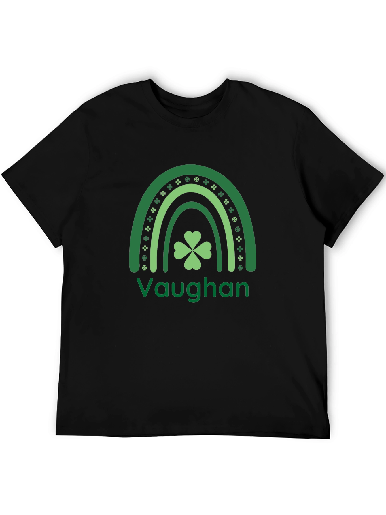 Vaughan St. Patricks Day Rainbow Clover T-Shirt