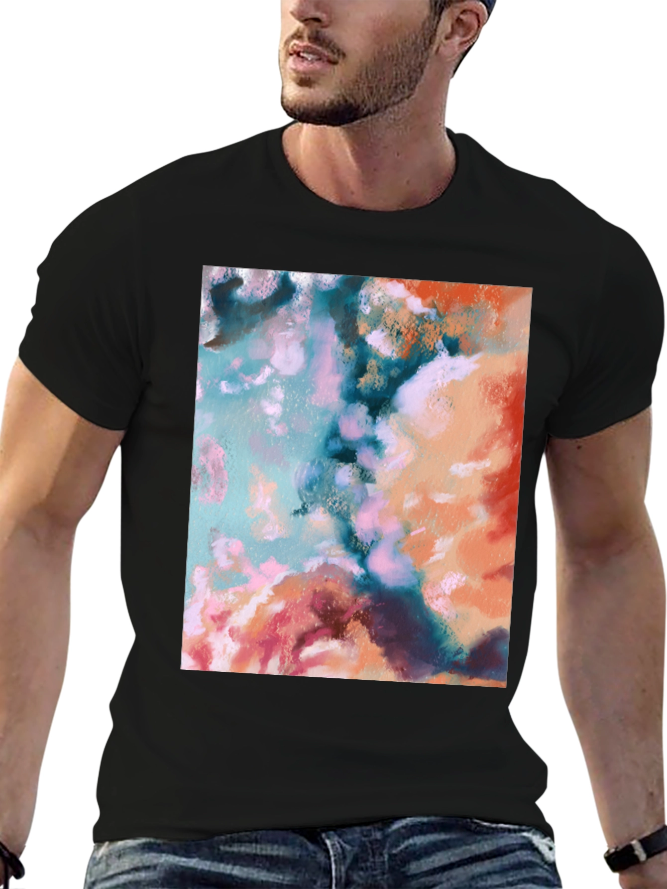 Abstract Art Graphic Tee - Modern Comfort