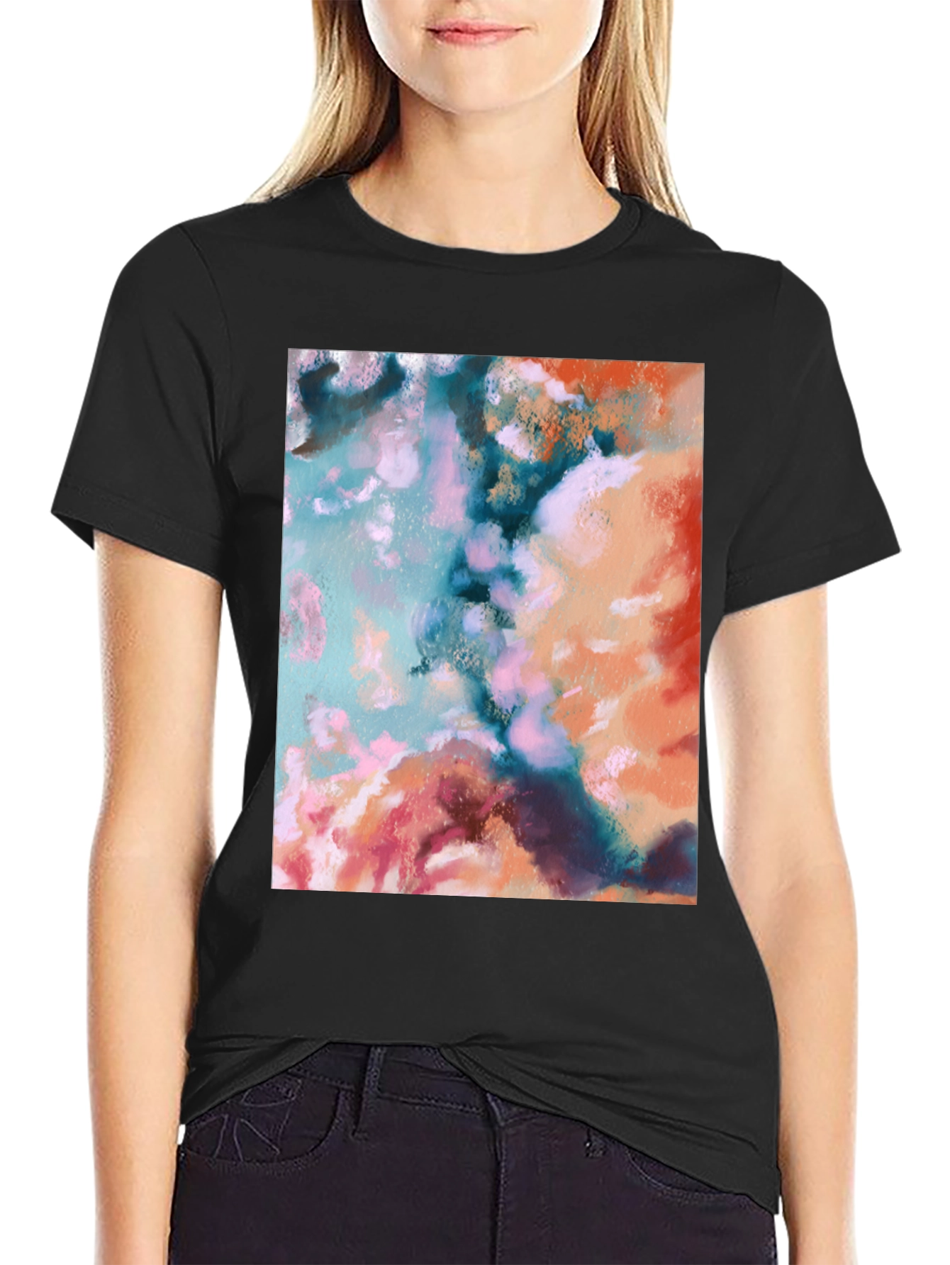 Abstract Art Graphic Tee - Modern Comfort