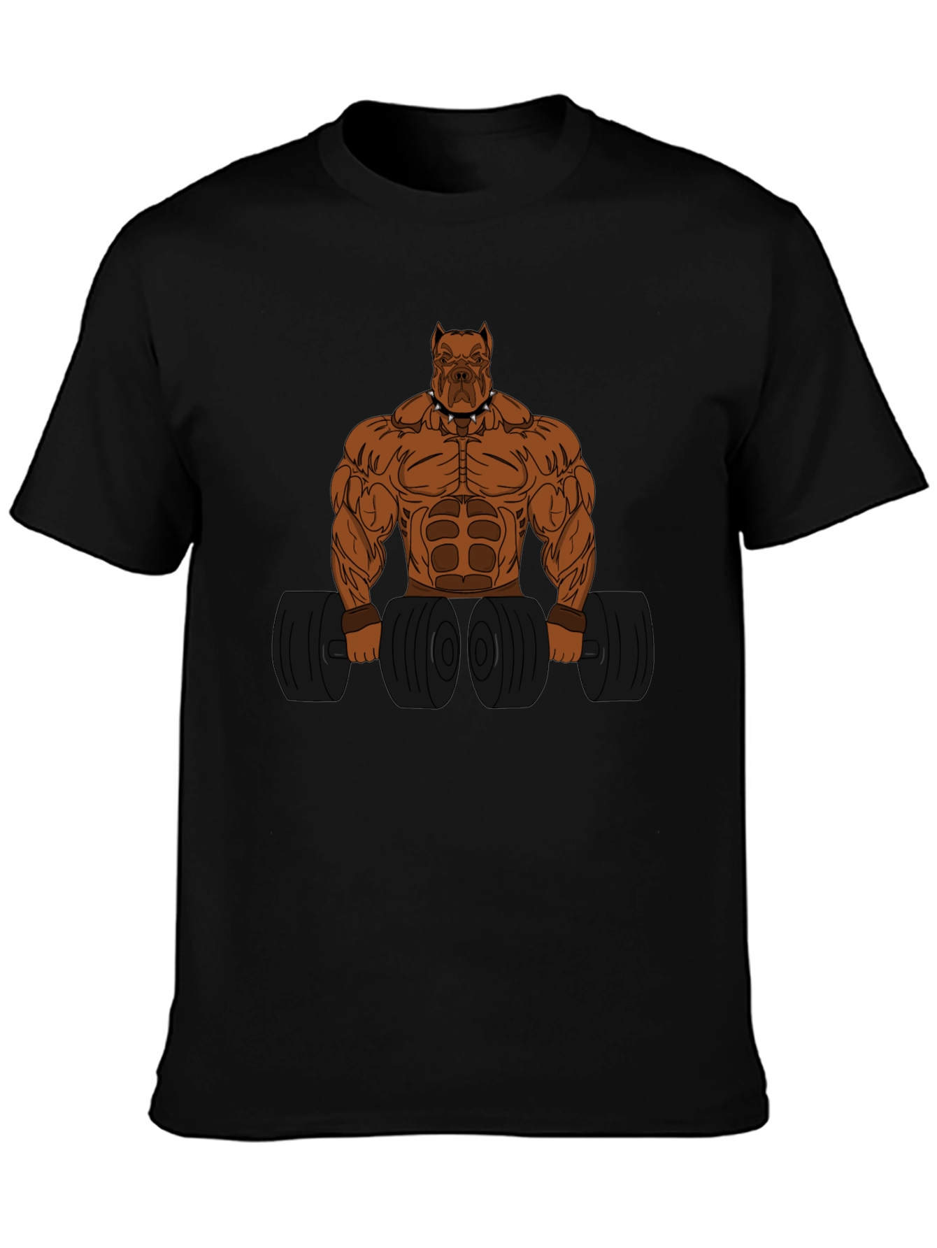 Bodybuilding Dog Graphic Tee - Workout Motivation Shirt
