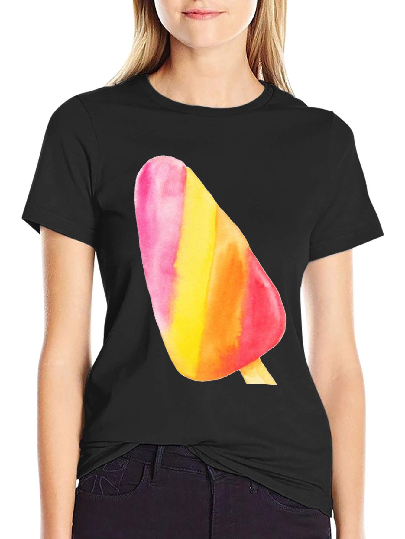 Retro Popsicle Graphic Tee - Summer Fun Shirt