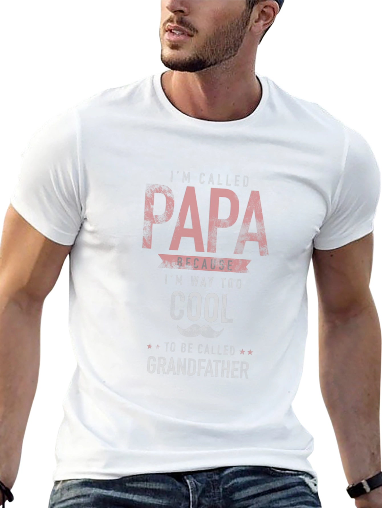 Cool Papa T-Shirt - Im Way Too Cool Design