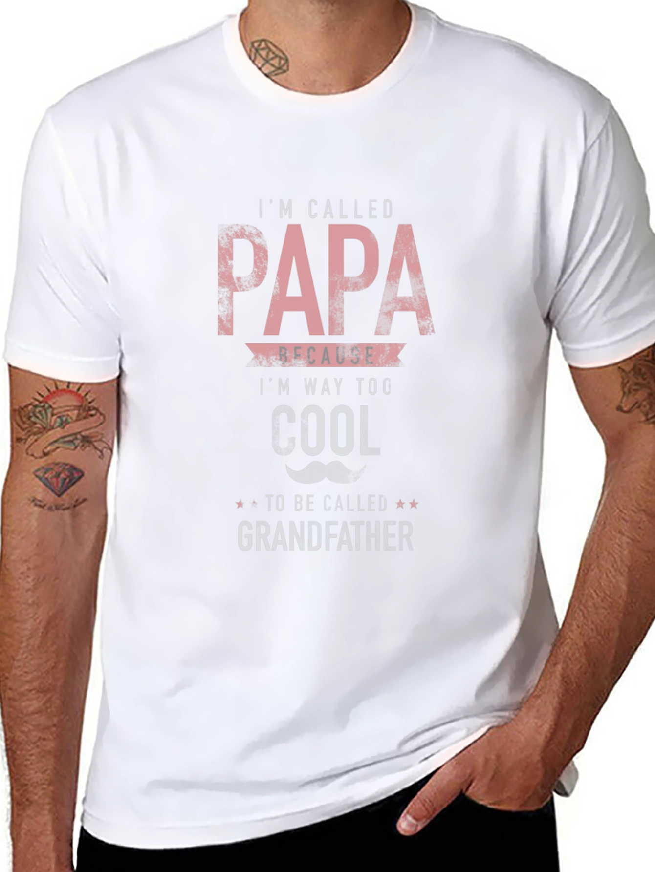 Cool Papa T-Shirt - Im Way Too Cool Design