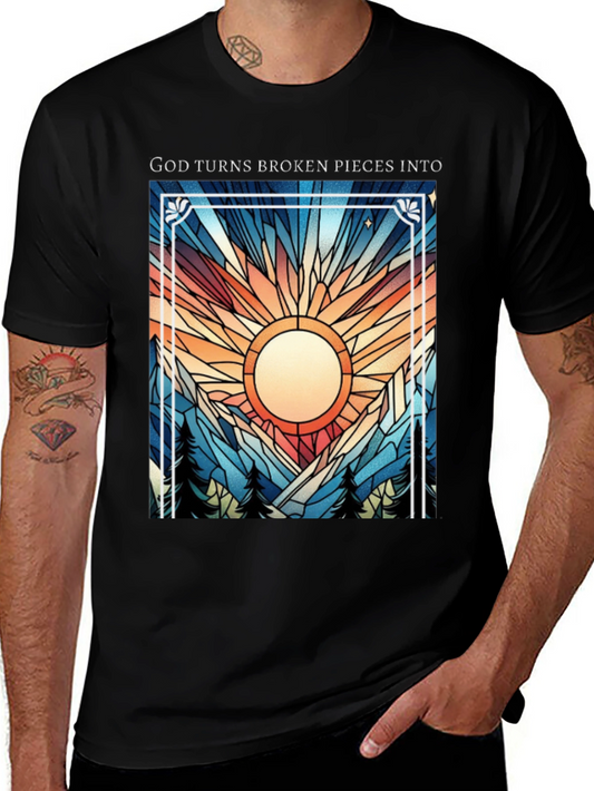 God Turns Broken Pieces Into T-Shirt