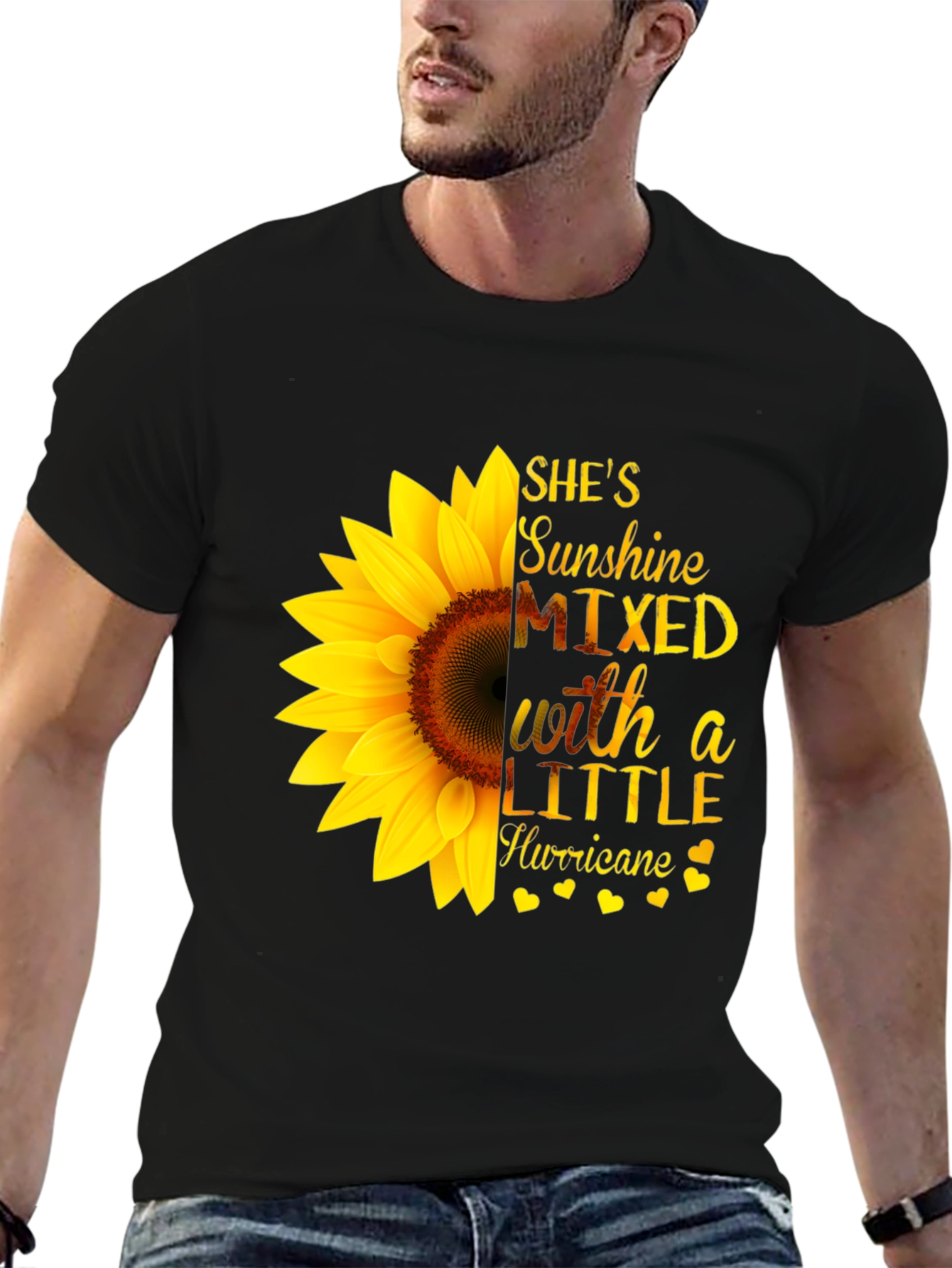 Shes Sunshine Sunflower Graphic Tee