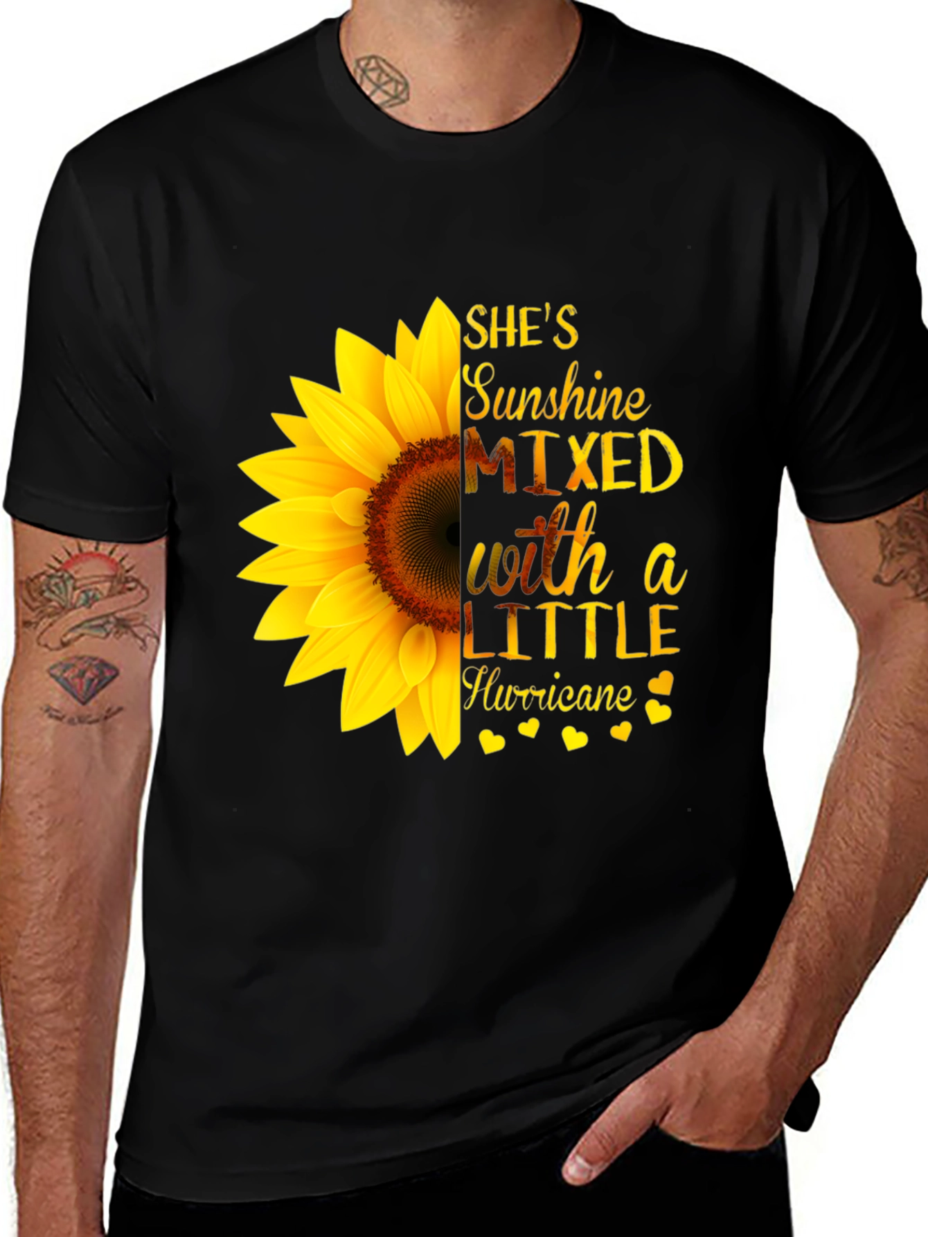 Shes Sunshine Sunflower Graphic Tee